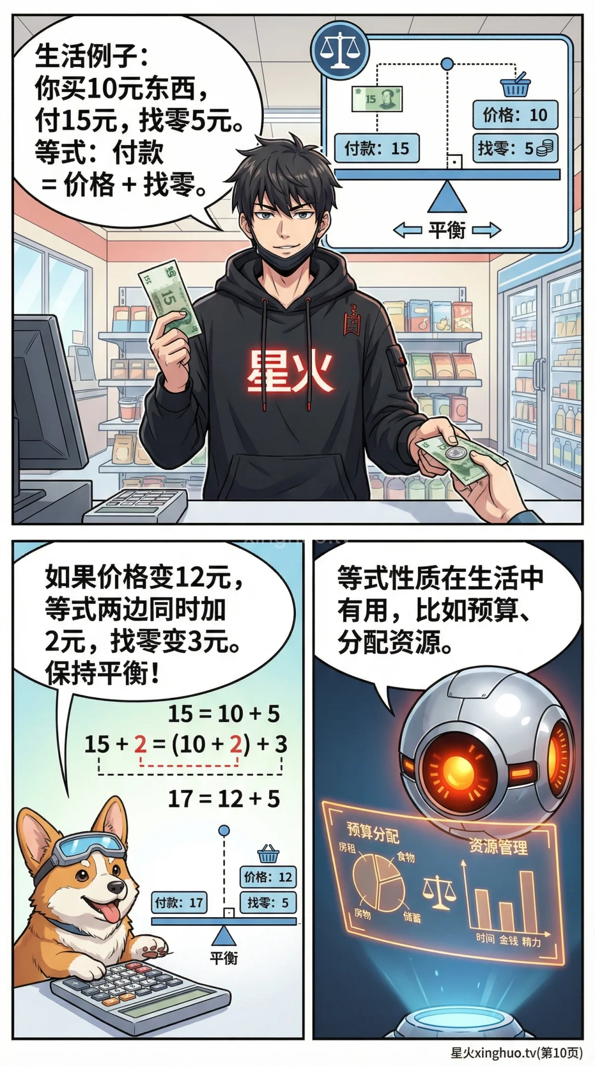 等式的基本性质是什么？解方程应用详解 | 初中数学代数 - 第 10 页