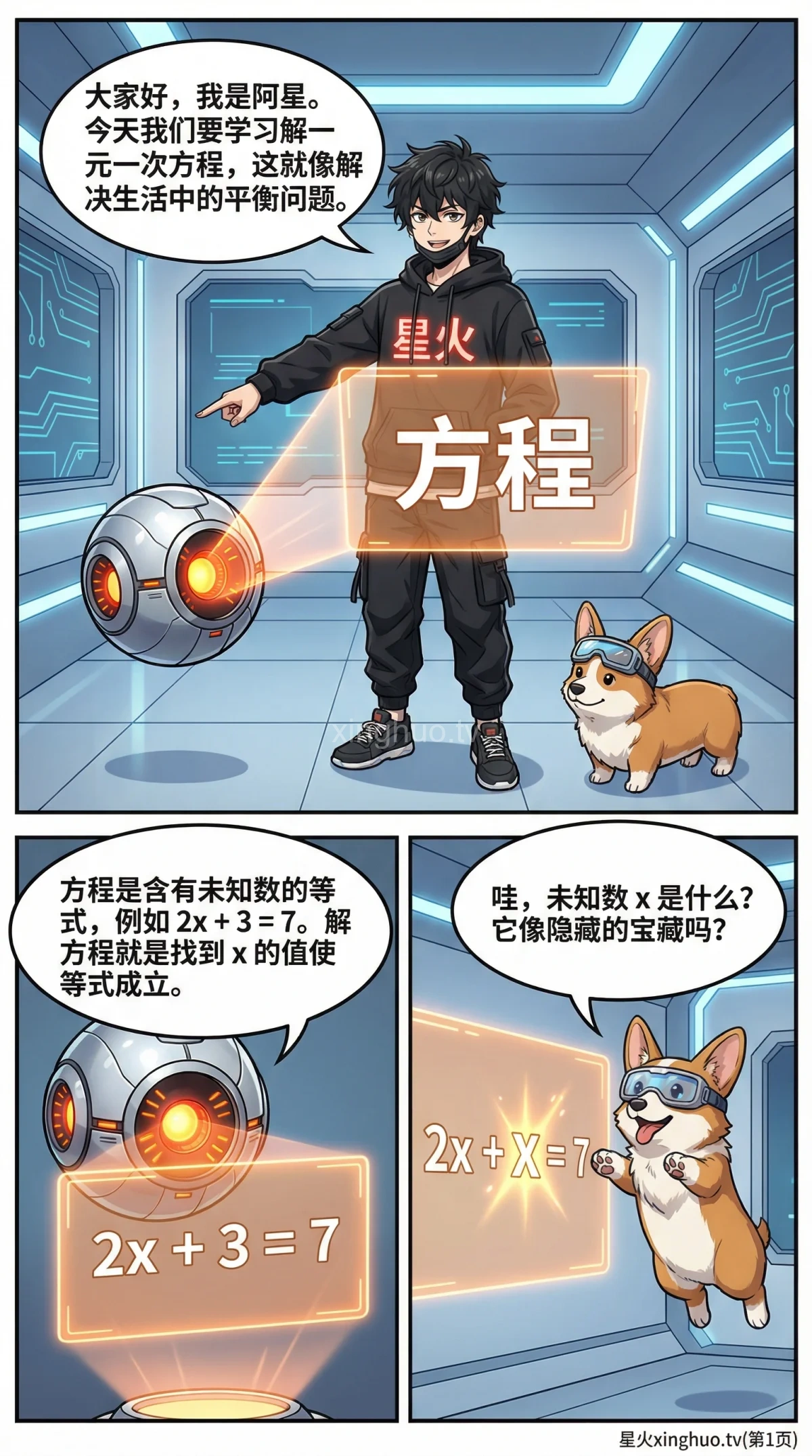 一元一次方程解法详解：步骤、例题与常见错误分析 - 第 1 页