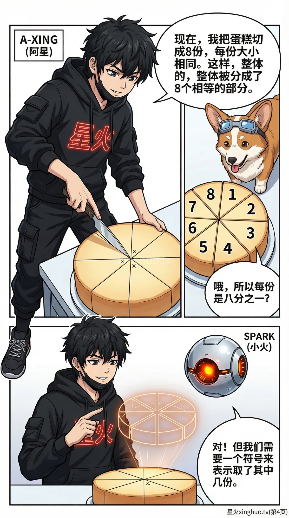 分数的意义详解：概念、部分与整体关系及实例解析 | 小学数学 - 第 4 页