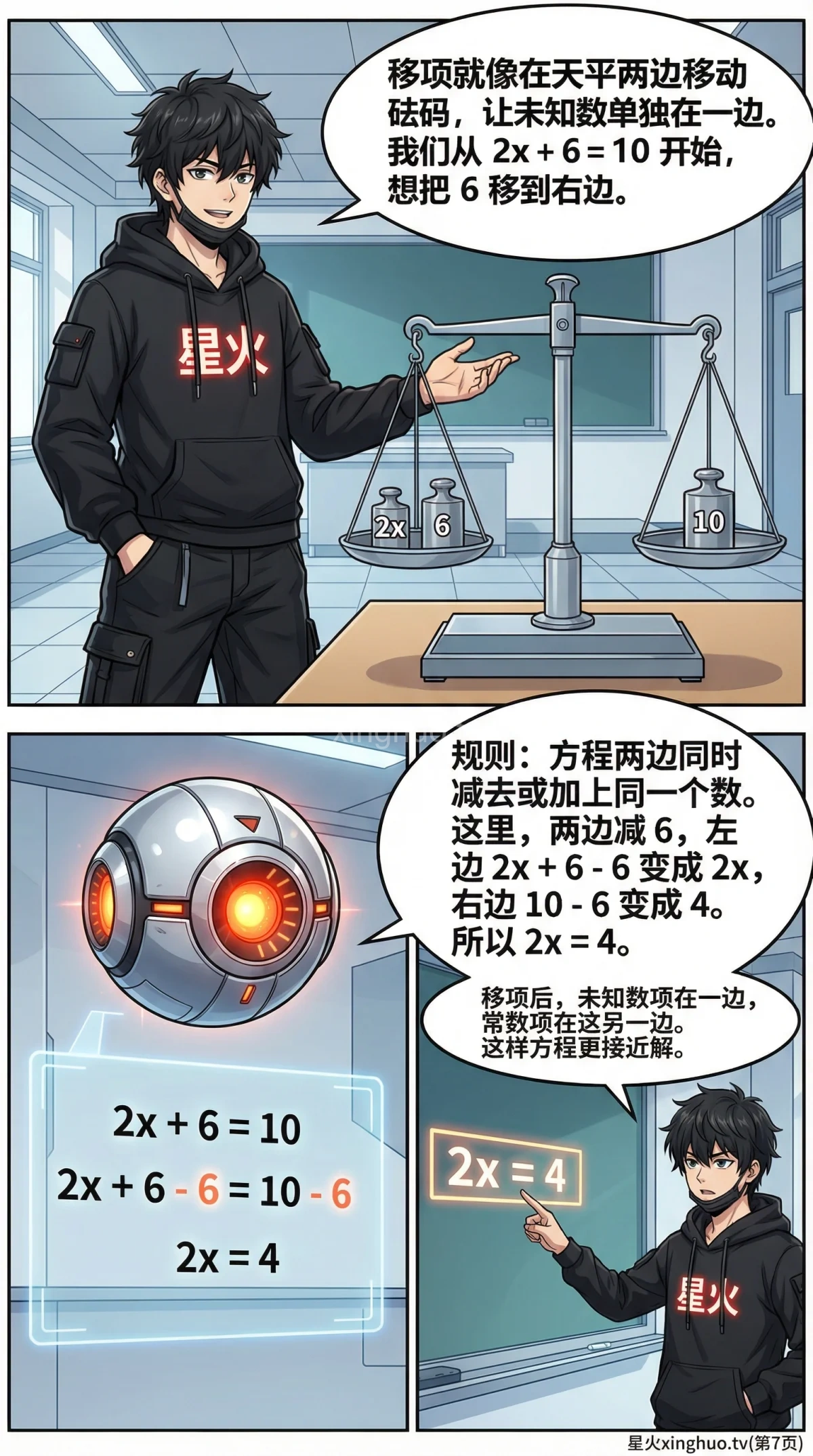 一元一次方程解法详解：步骤、例题与常见错误分析 - 第 7 页