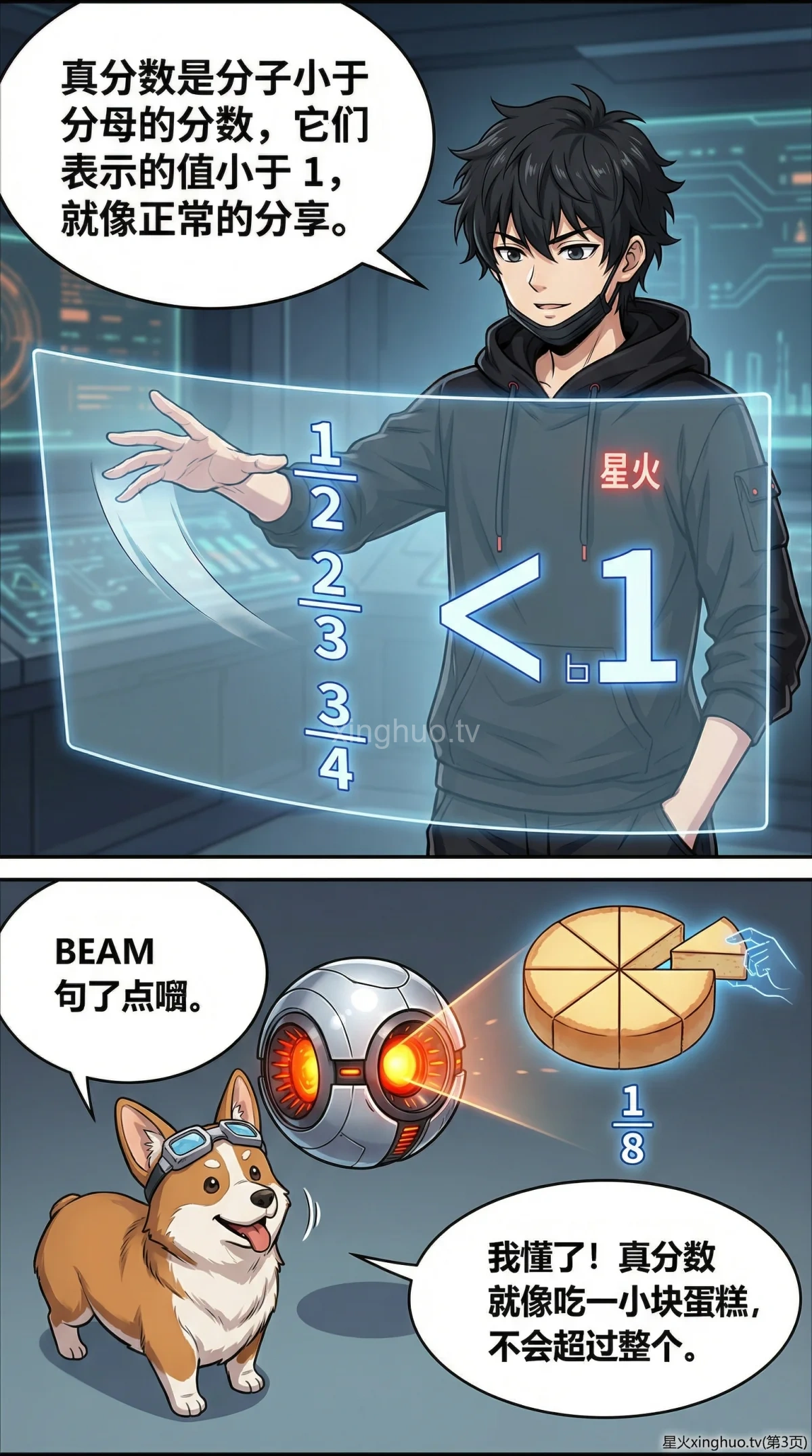 真分数与假分数的区别与转换详解 | 附练习题与概念辨析 - 第 3 页