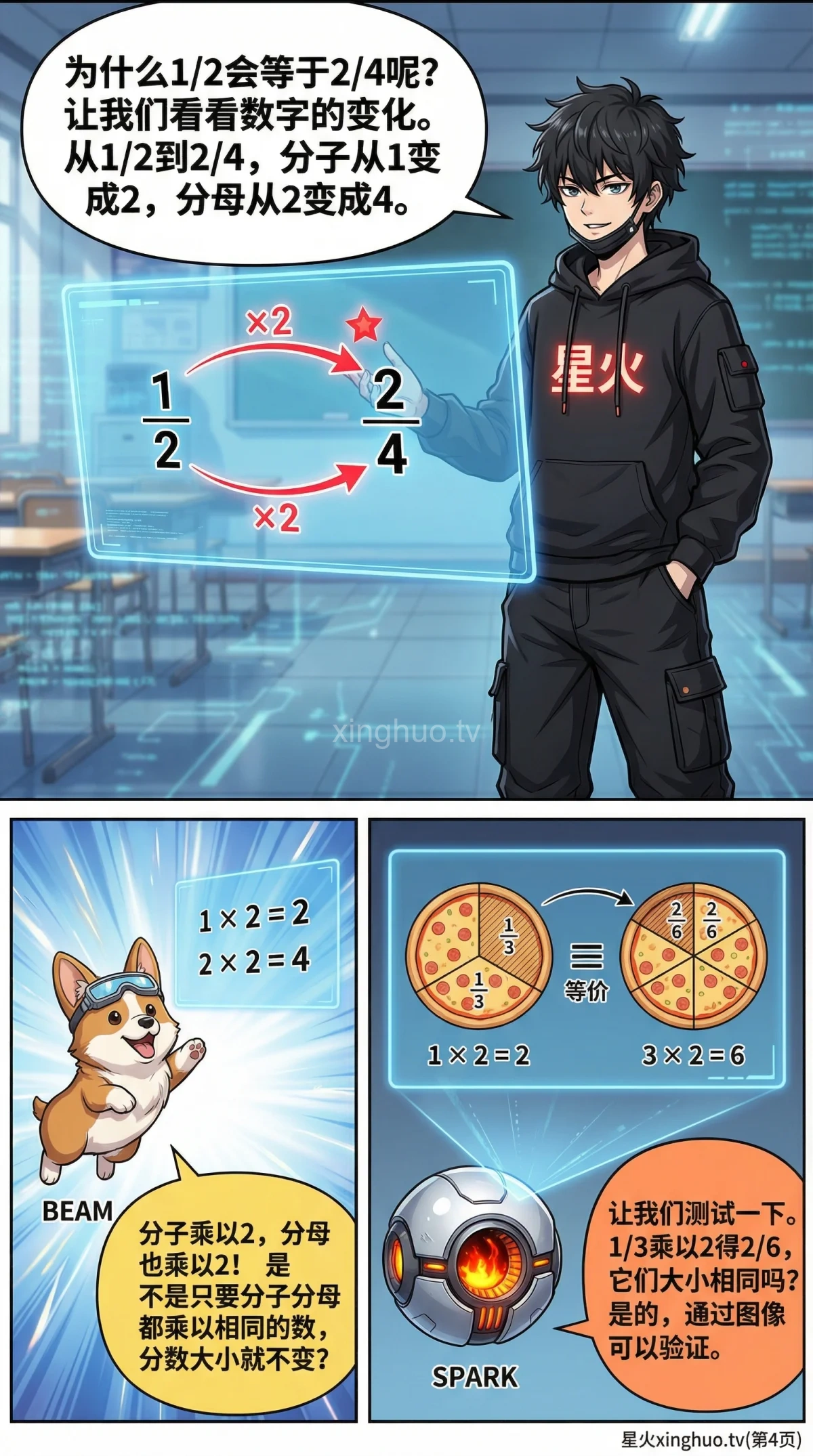 分数的基本性质是什么？核心概念与例题详解 | 小学数学 - 第 4 页