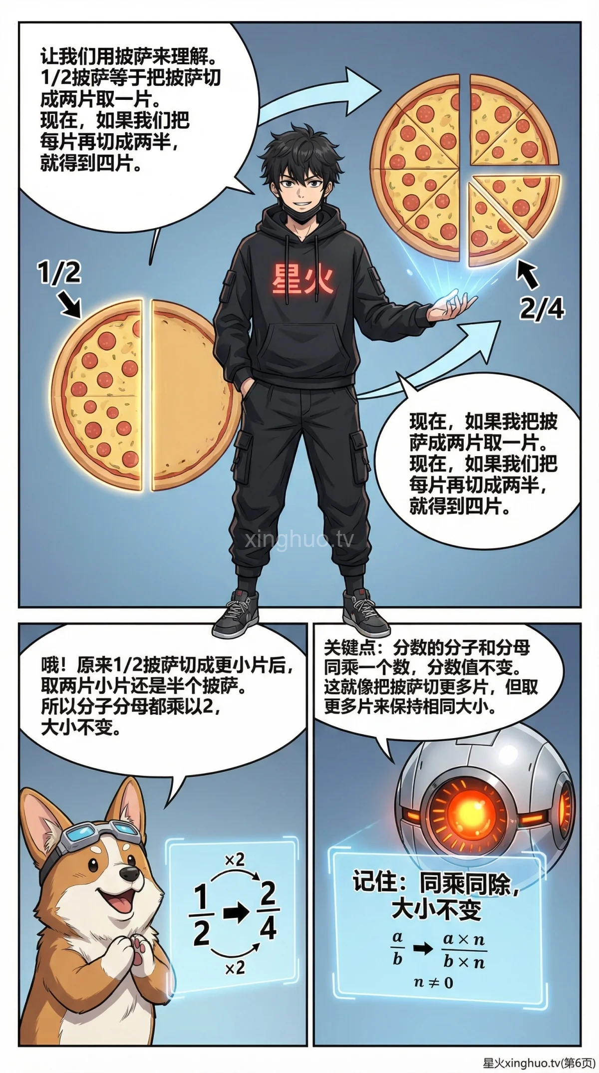 分数的基本性质是什么？核心概念与例题详解 | 小学数学 - 第 6 页