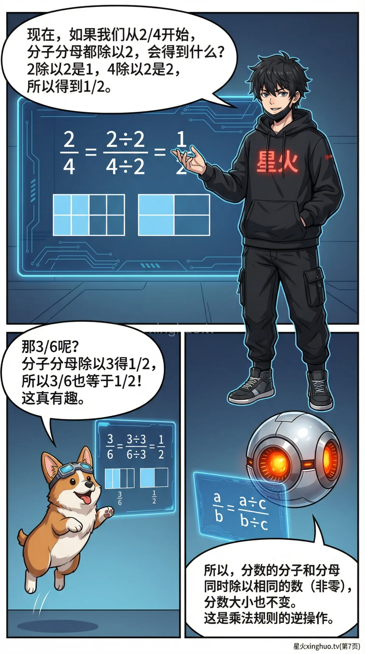 分数的基本性质是什么？核心概念与例题详解 | 小学数学 - 第 7 页