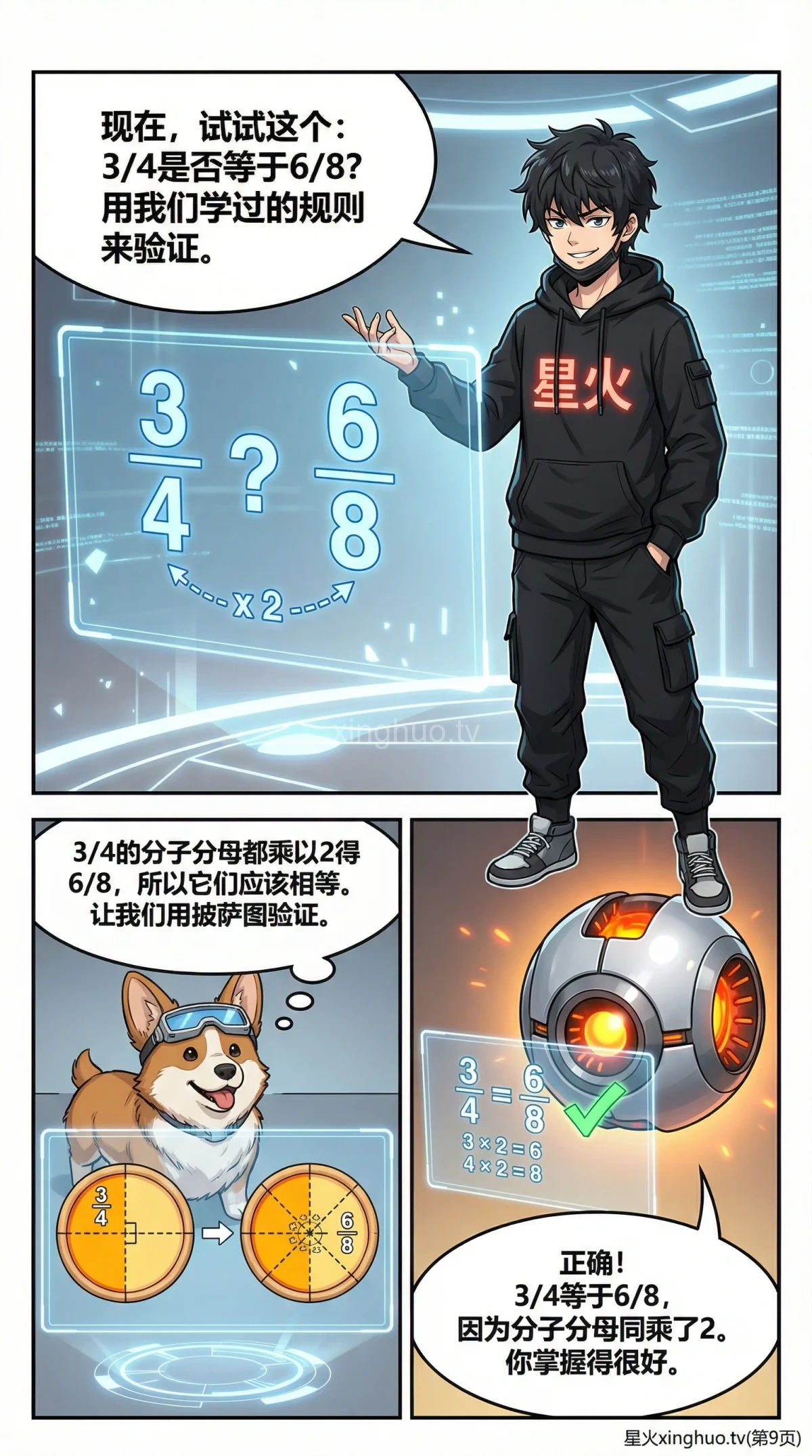 分数的基本性质是什么？核心概念与例题详解 | 小学数学 - 第 9 页