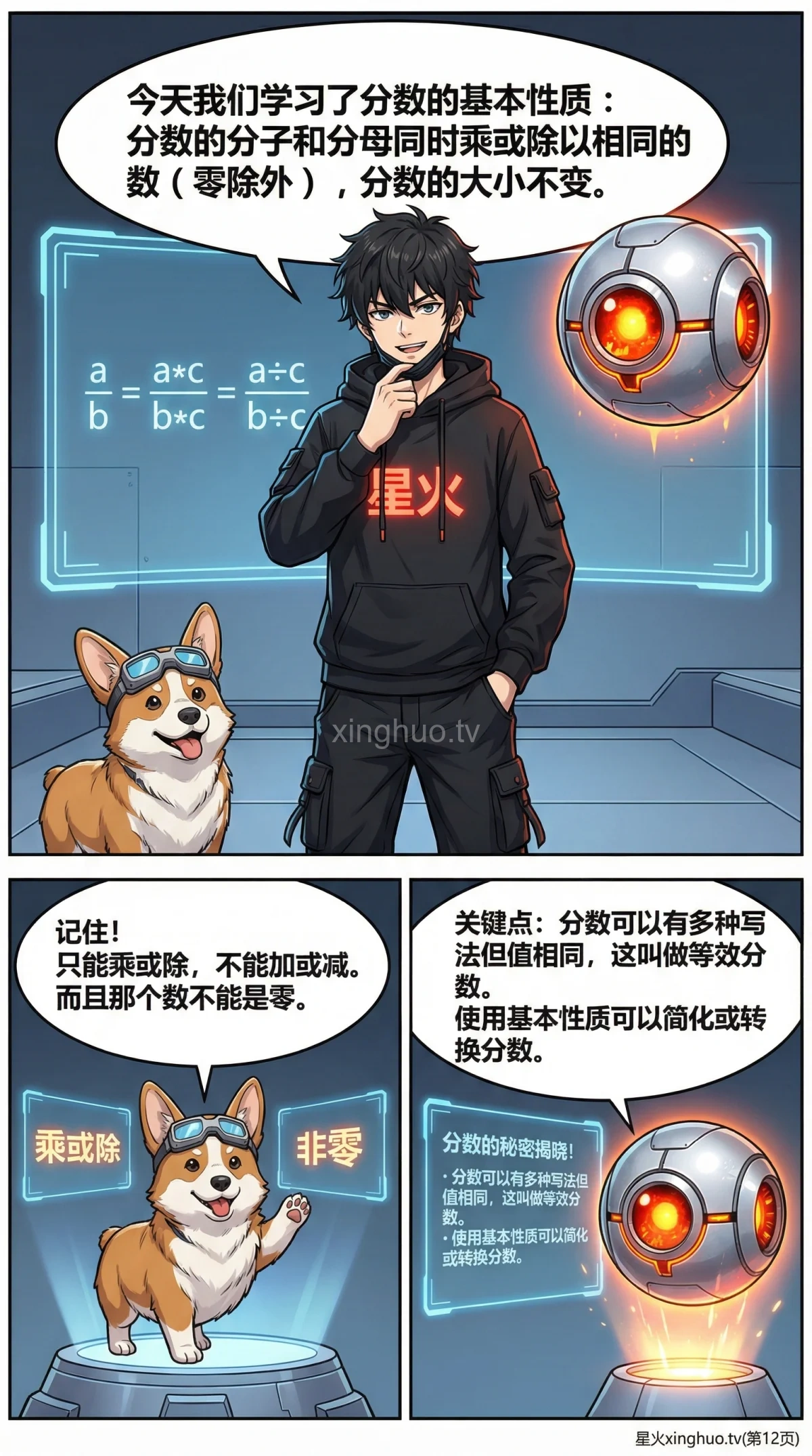 分数的基本性质是什么？核心概念与例题详解 | 小学数学 - 第 12 页