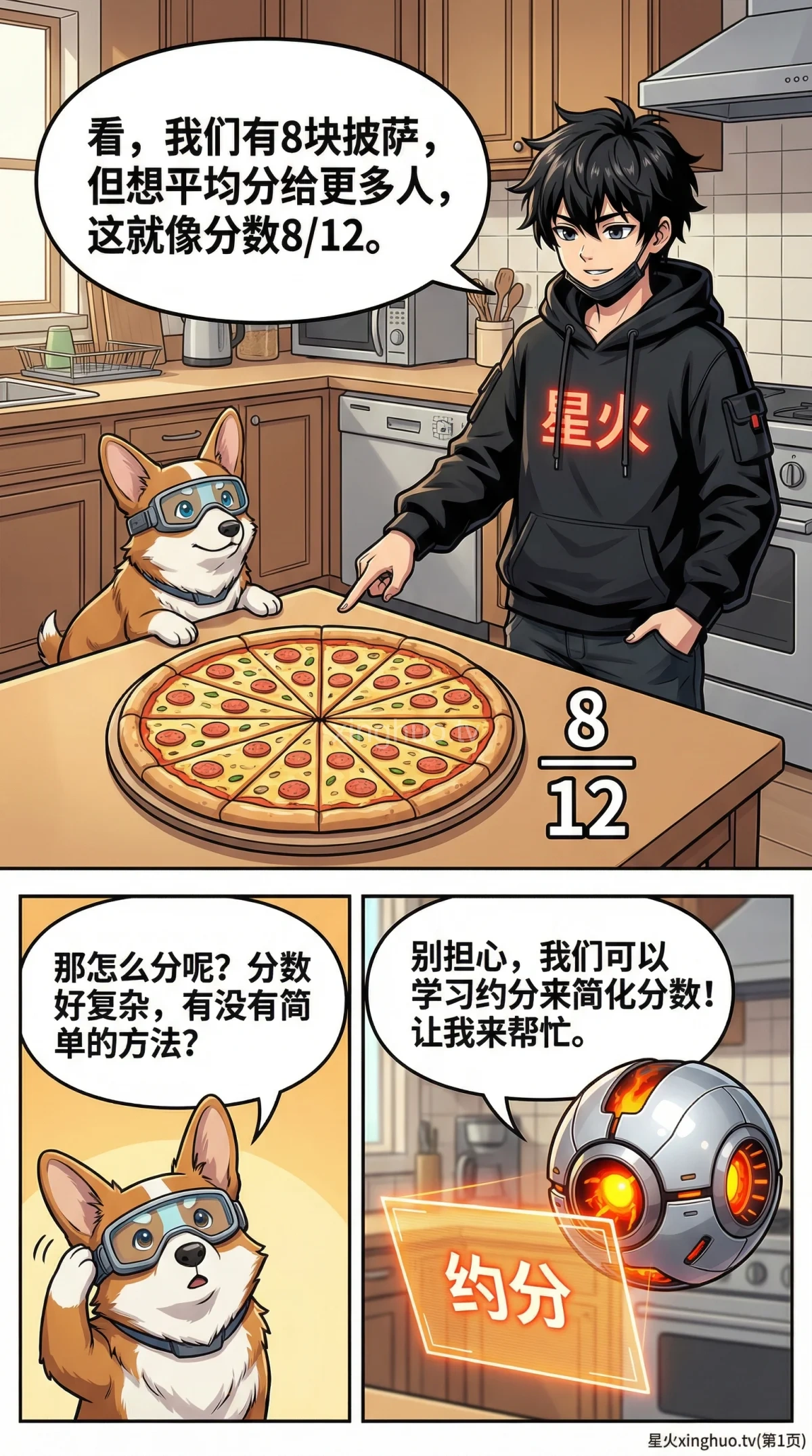 约分与最简分数详解：方法步骤、练习题与常见错误 - 第 1 页