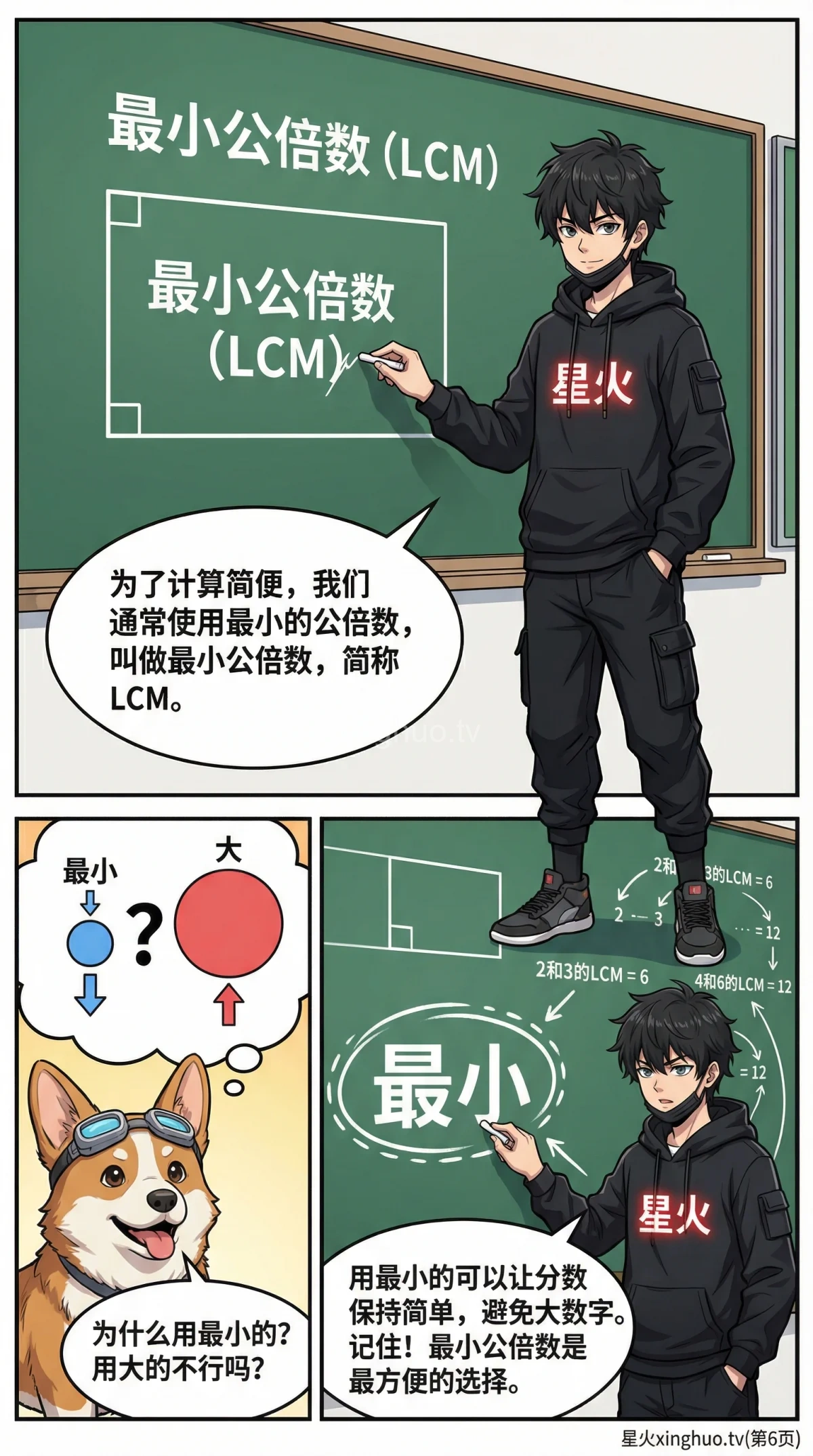 通分详解：方法步骤、练习题与常见错误解析 | 小学数学分数运算 - 第 6 页