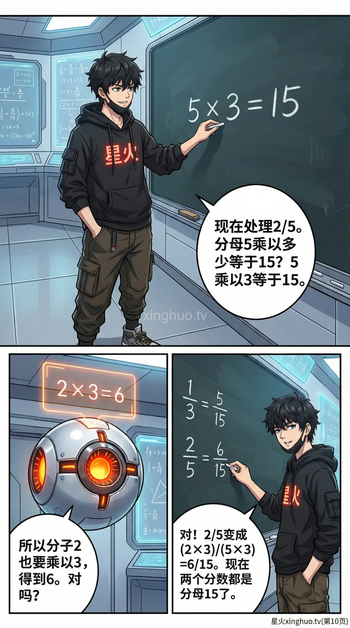 通分详解：方法步骤、练习题与常见错误解析 | 小学数学分数运算 - 第 10 页