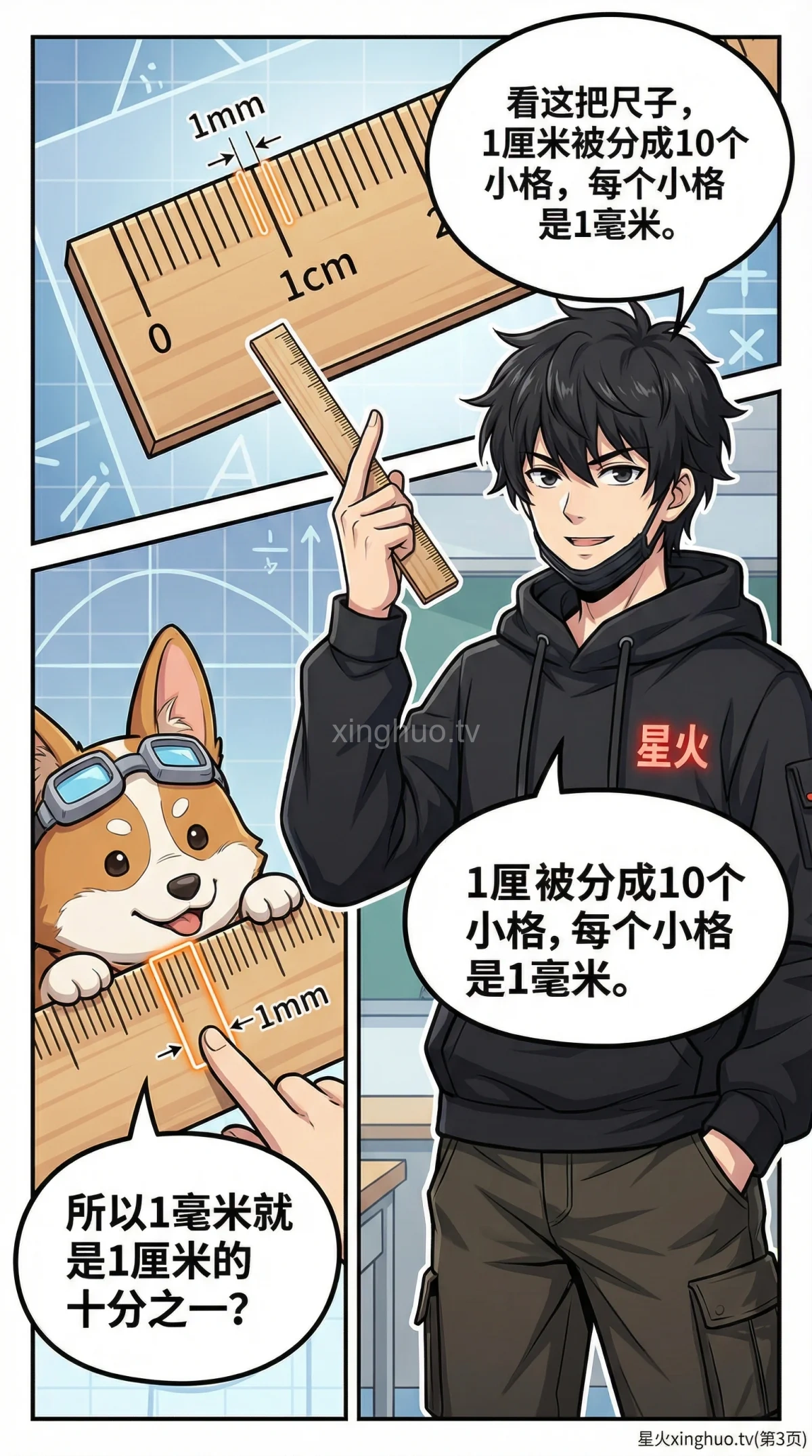 小数的意义：十分之一详解与分数转换练习题 | 小学数学 - 第 3 页