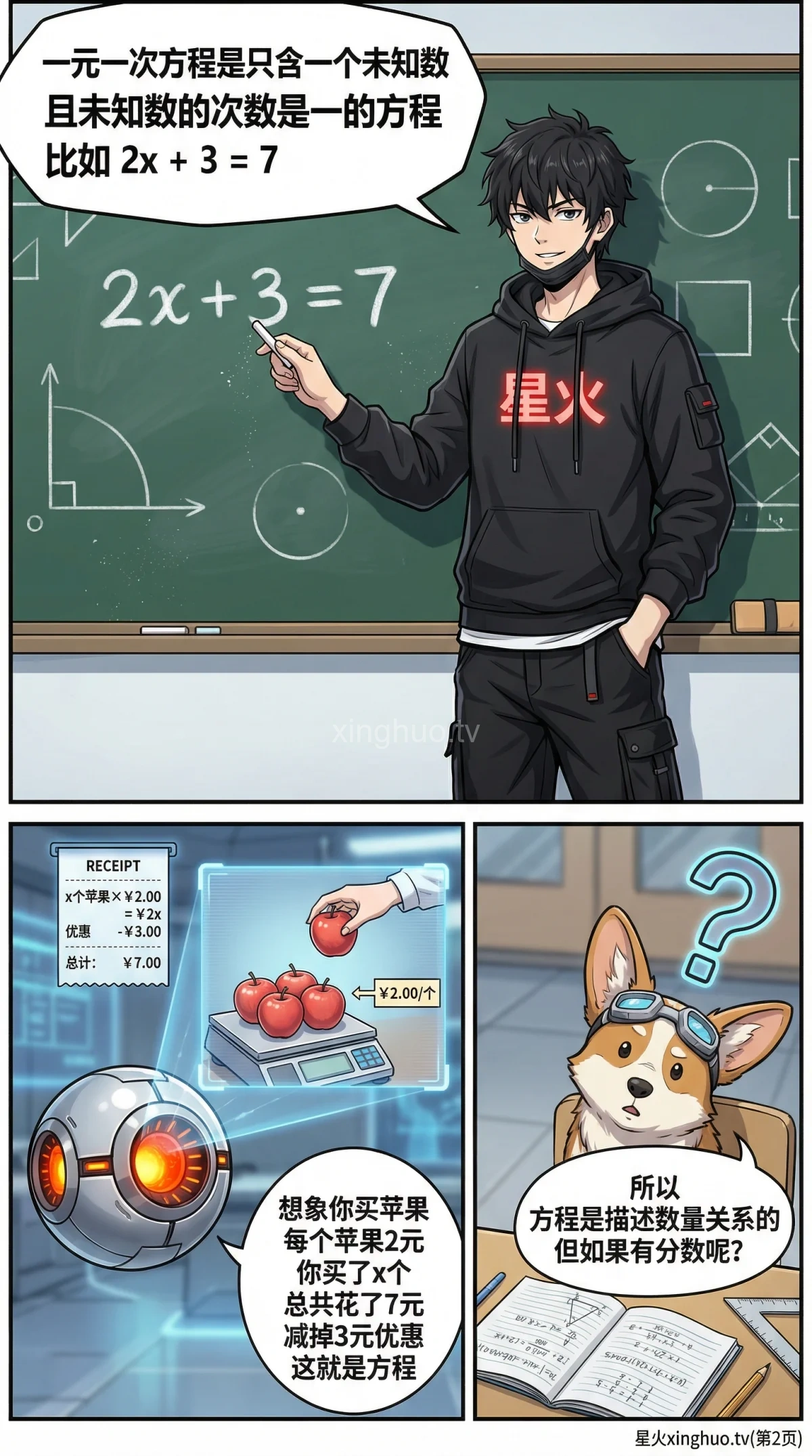 一元一次方程去分母：步骤详解与例题解析 | 初中数学 - 第 2 页