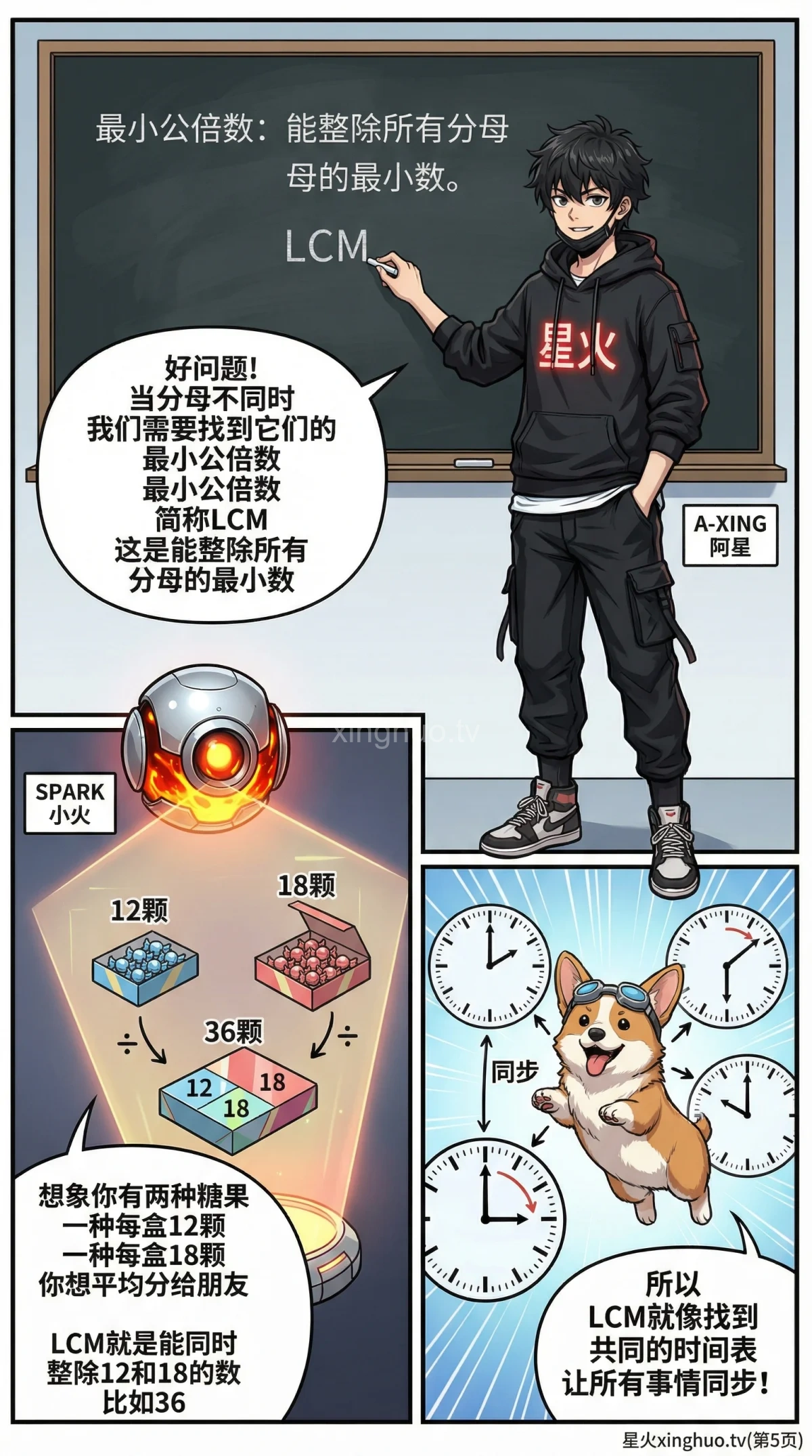 一元一次方程去分母：步骤详解与例题解析 | 初中数学 - 第 5 页