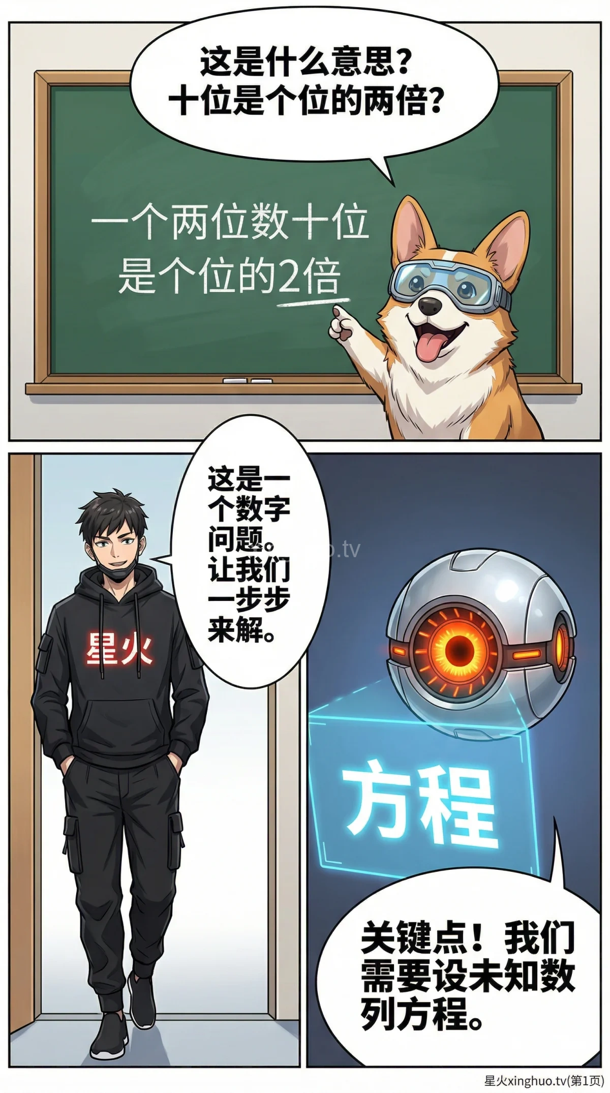 数字问题方程解法详解：从基础到应用（含例题与技巧） - 第 1 页