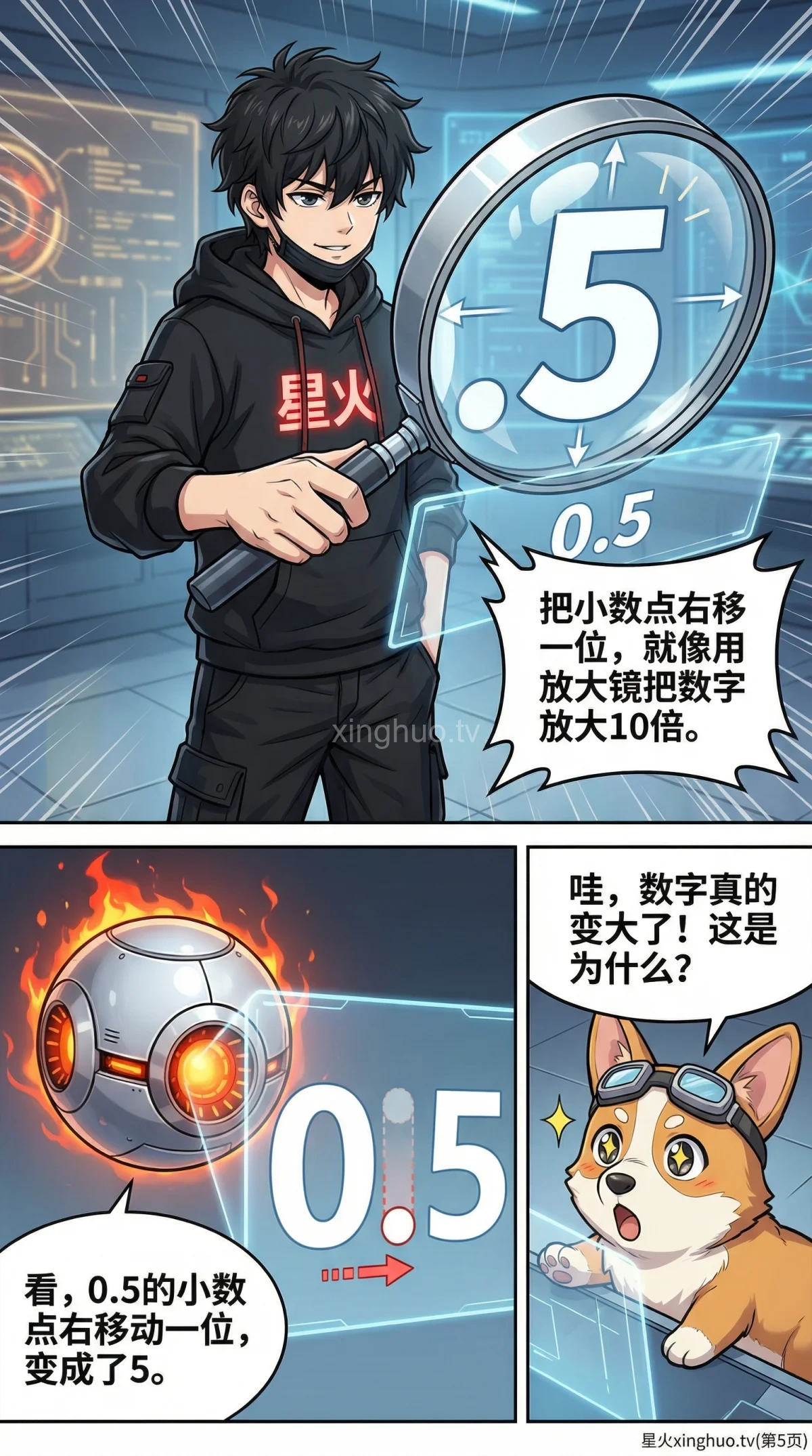 小数点移动规律详解：口诀、练习题与常见错误解析 - 第 5 页