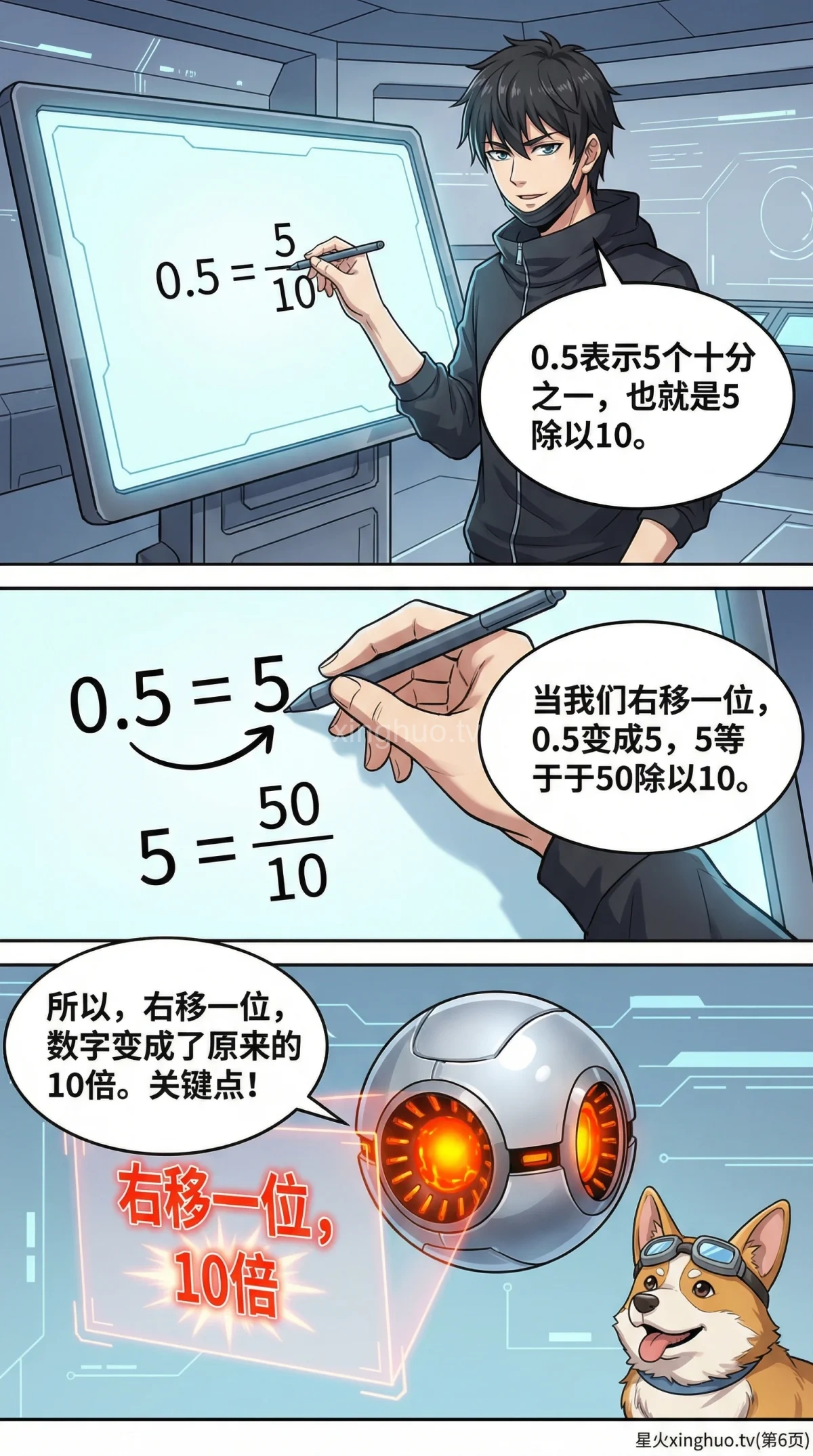 小数点移动规律详解：口诀、练习题与常见错误解析 - 第 6 页