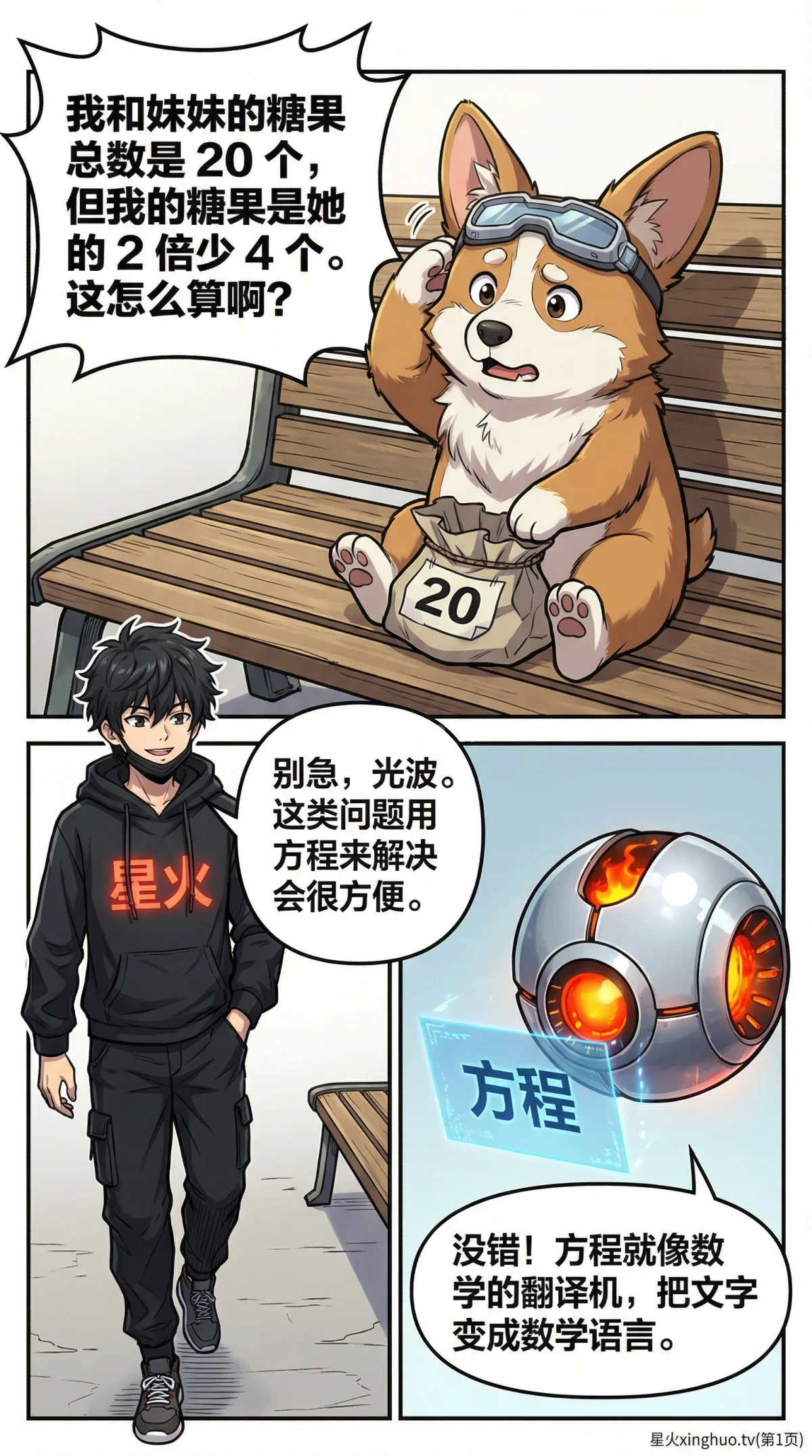 和差倍分问题详解：方程解法与练习题（小学数学/初中数学） - 第 1 页