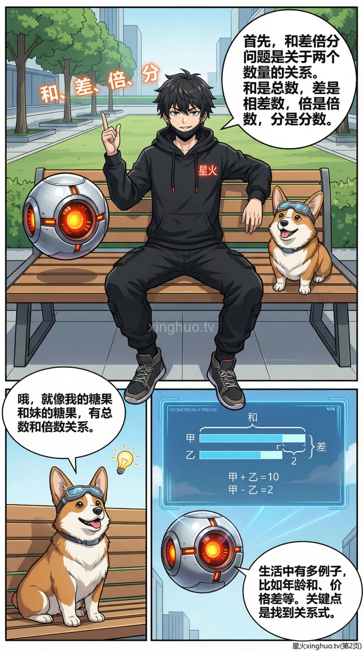 和差倍分问题详解：方程解法与练习题（小学数学/初中数学） - 第 2 页