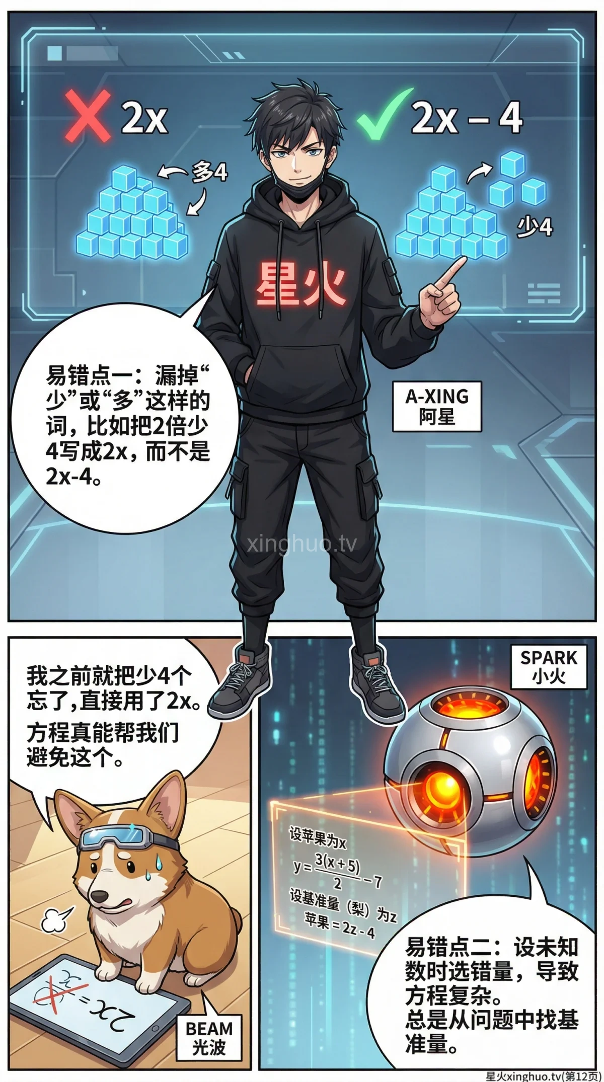 和差倍分问题详解：方程解法与练习题（小学数学/初中数学） - 第 12 页