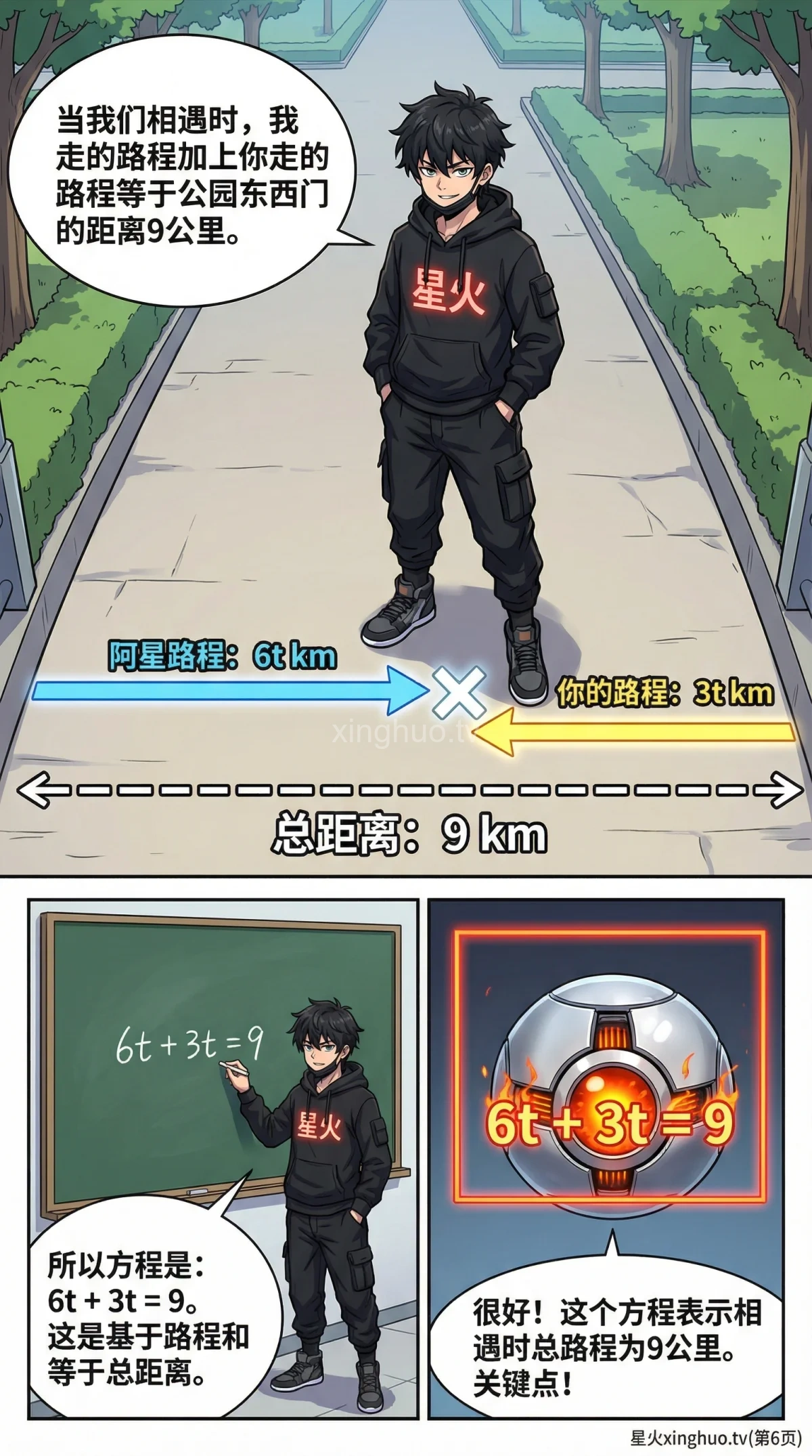 行程问题方程解法详解：速度时间距离公式与应用题步骤 - 第 6 页