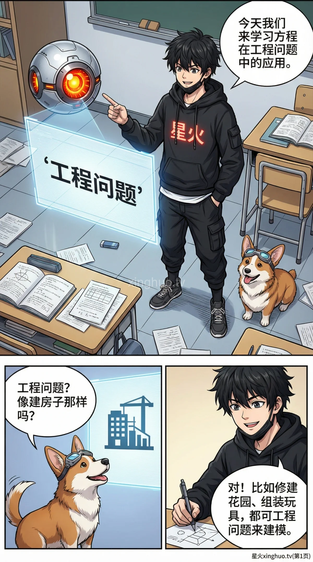 工程问题方程解法详解：从基础到典型例题（小学数学/初中数学） - 第 1 页