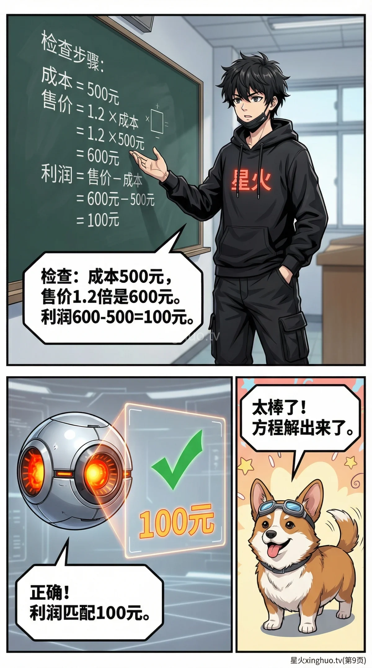 利润问题方程解法详解：从公式到典型例题（小学/初中数学） - 第 9 页