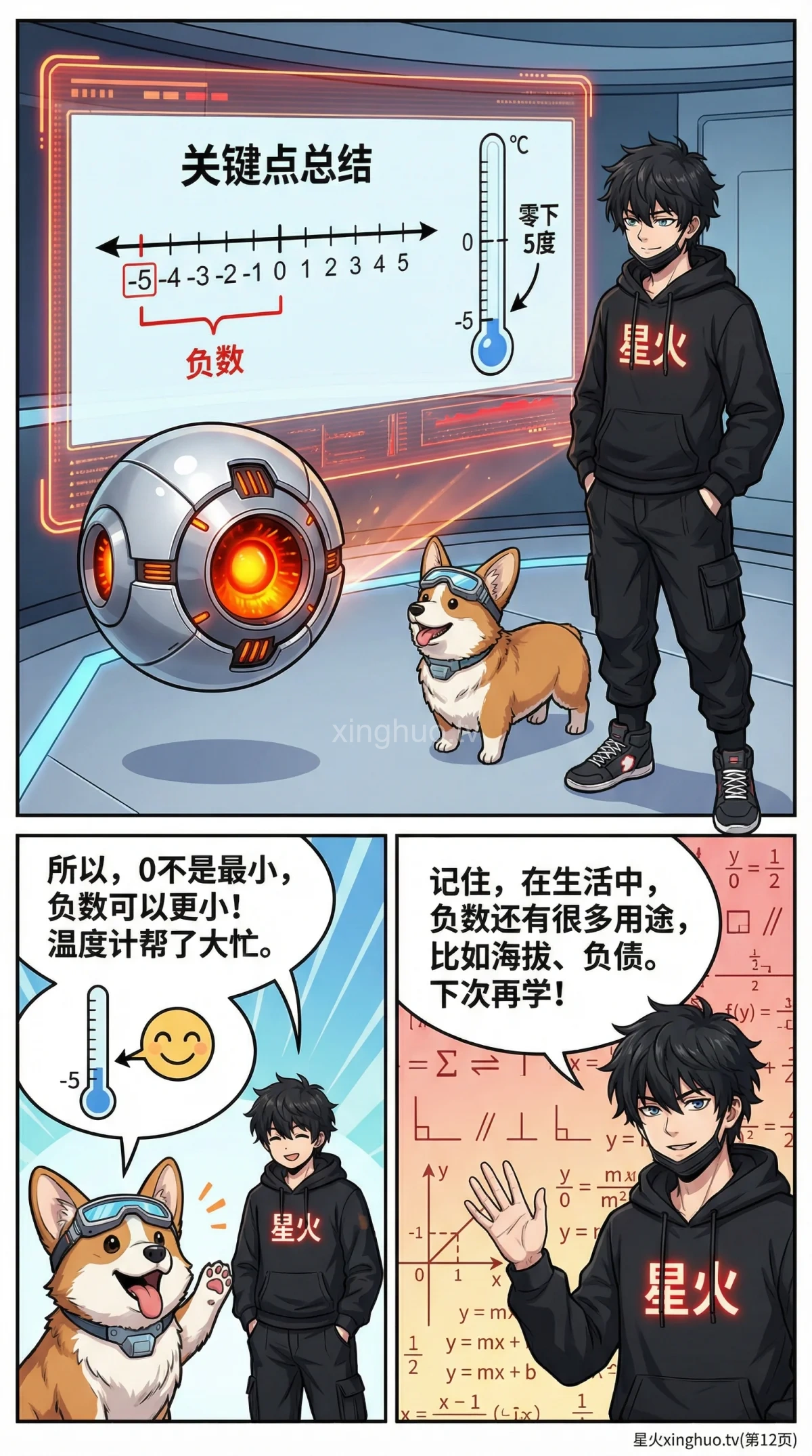 负数的认识与零下温度表示方法详解 | 小学数学知识点教学 - 第 12 页