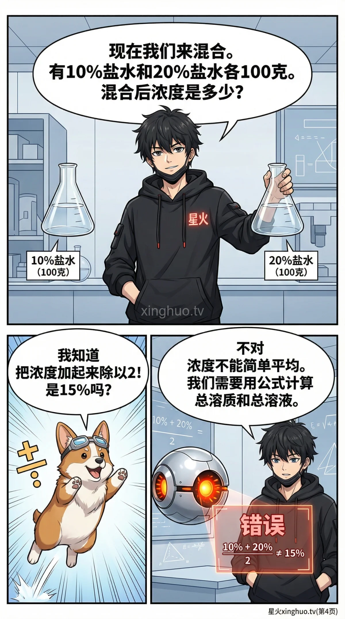 浓度问题详解：溶液计算与方程应用解题方法 - 第 4 页