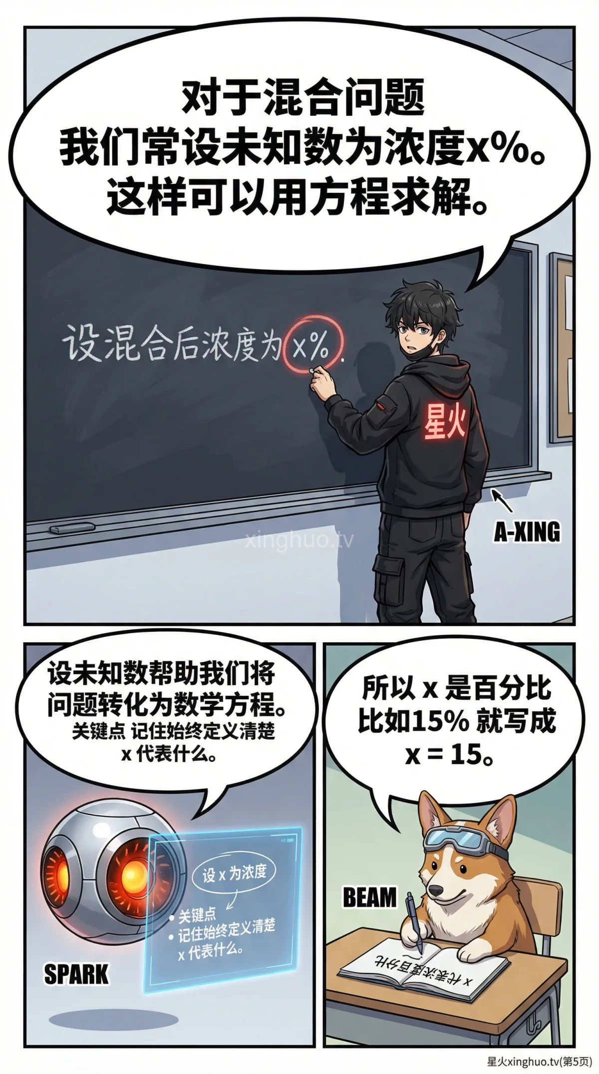 浓度问题详解：溶液计算与方程应用解题方法 - 第 5 页