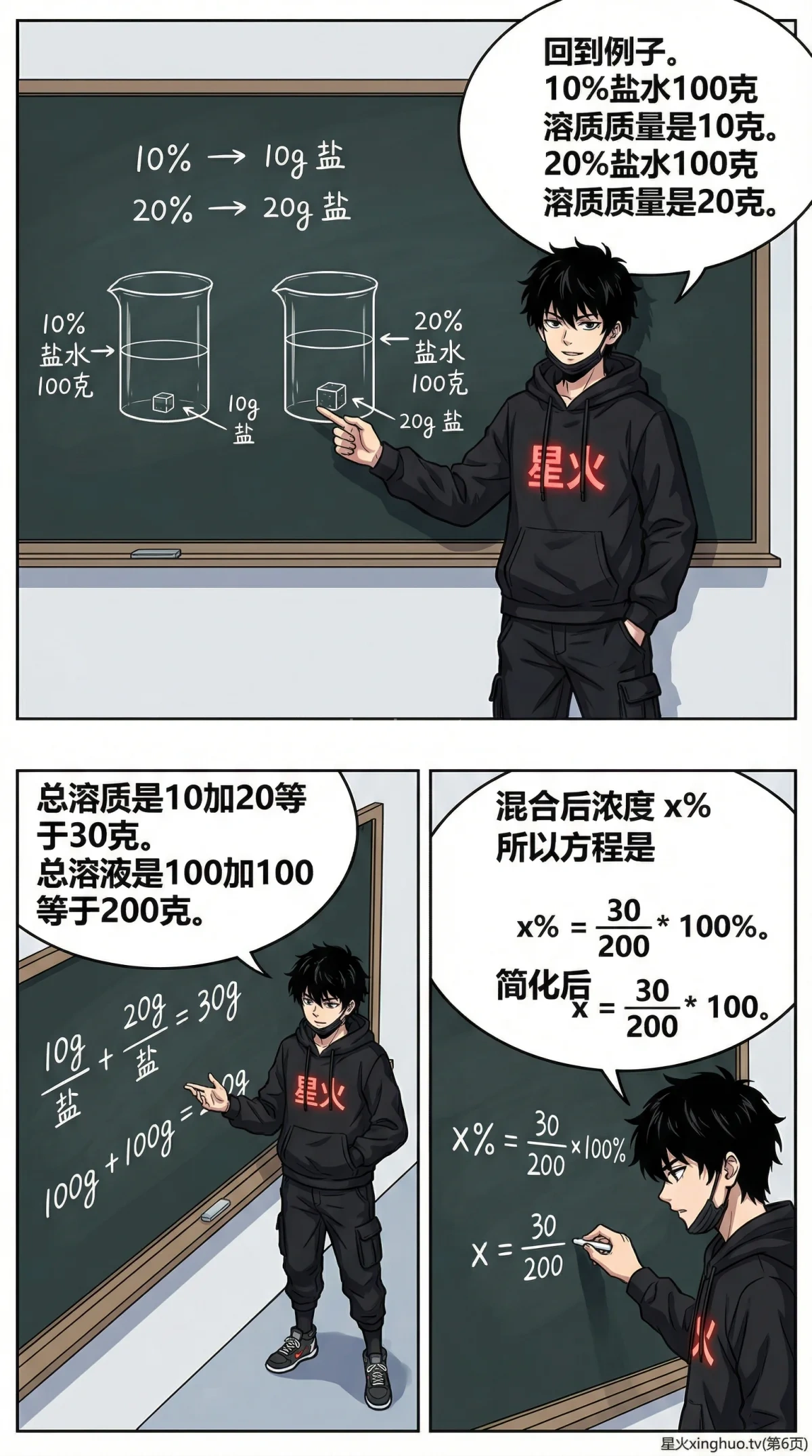 浓度问题详解：溶液计算与方程应用解题方法 - 第 6 页