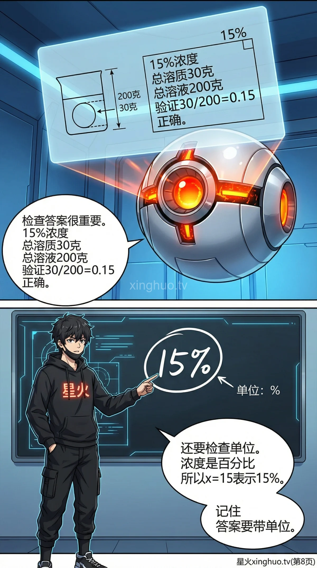 浓度问题详解：溶液计算与方程应用解题方法 - 第 8 页