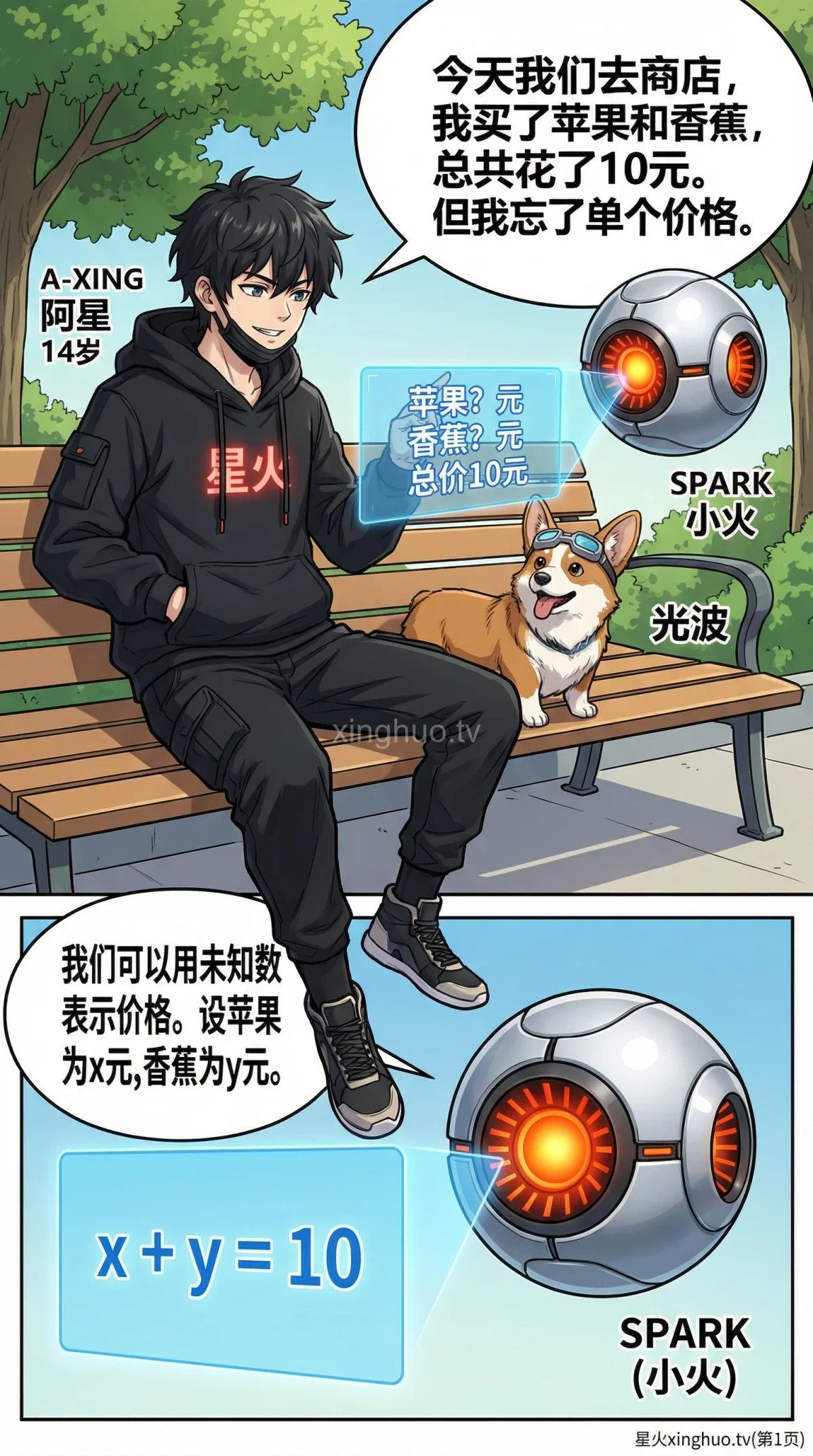 代入消元法解方程组：步骤详解与例题精讲（初中数学） - 第 1 页