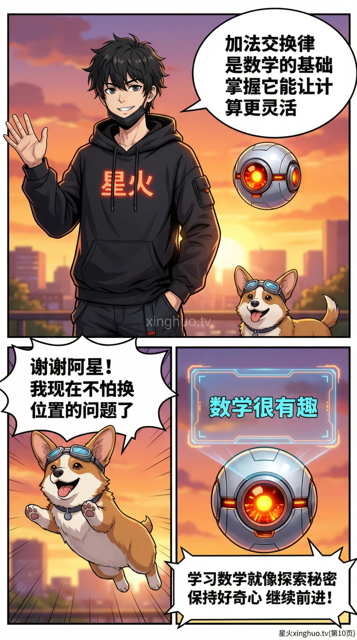 加法交换律详解：概念、漫画图解与练习题（小学数学） - 第 10 页