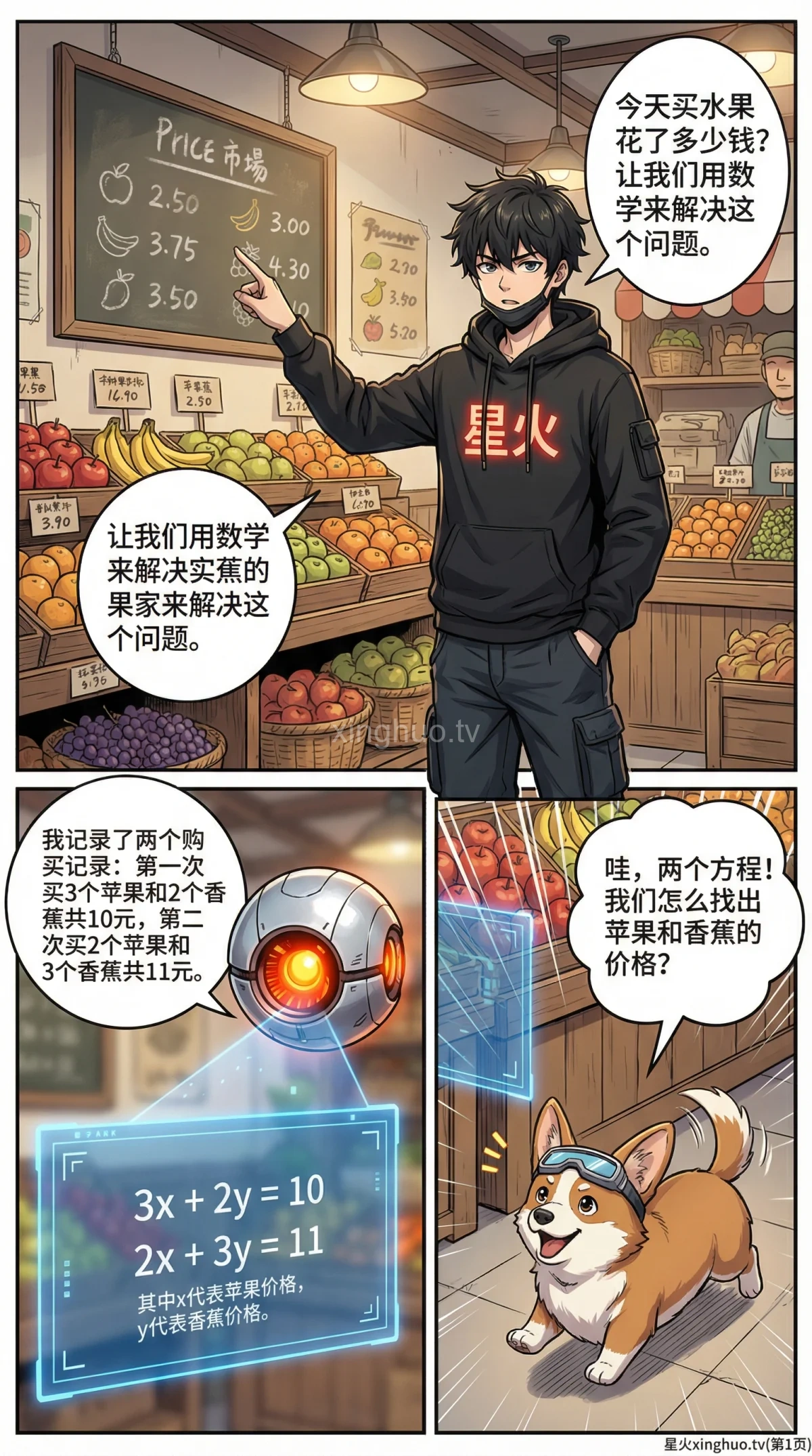 加减消元法解方程组：步骤详解与例题精讲 | 初中数学 - 第 1 页