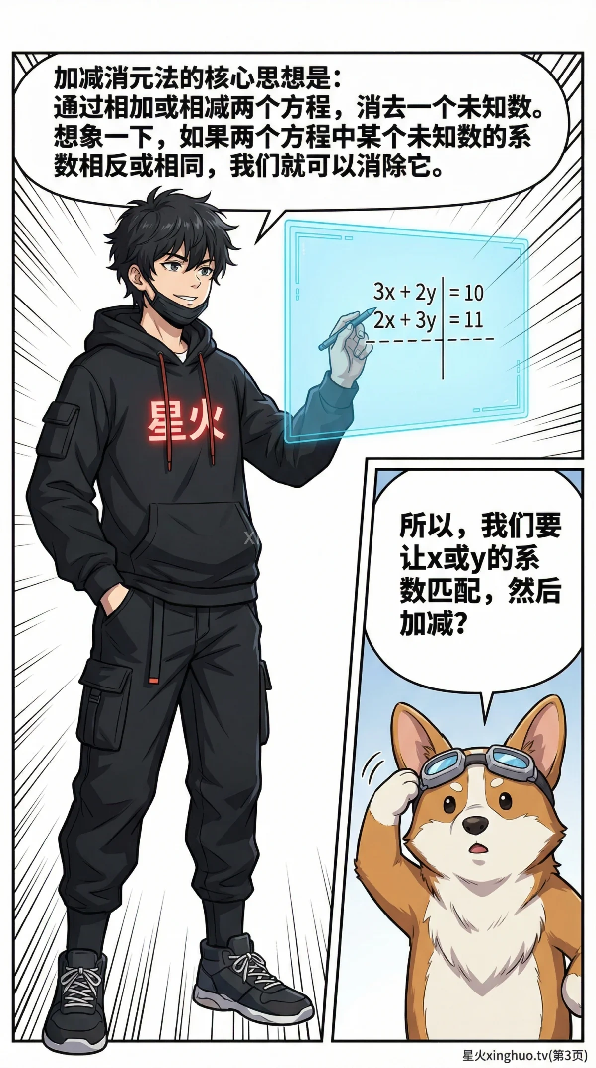 加减消元法解方程组：步骤详解与例题精讲 | 初中数学 - 第 3 页