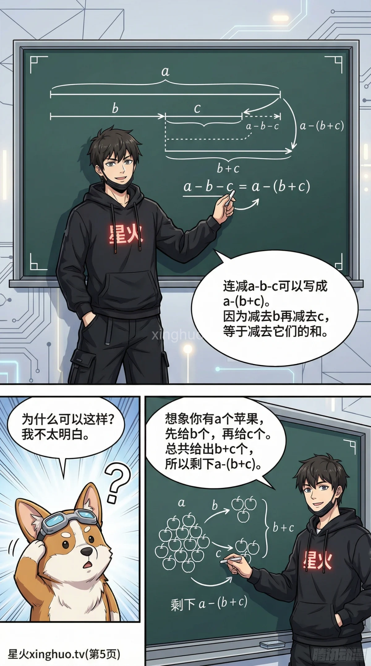 连减的简便计算方法与技巧详解：小学数学减法运算例题讲解 - 第 5 页