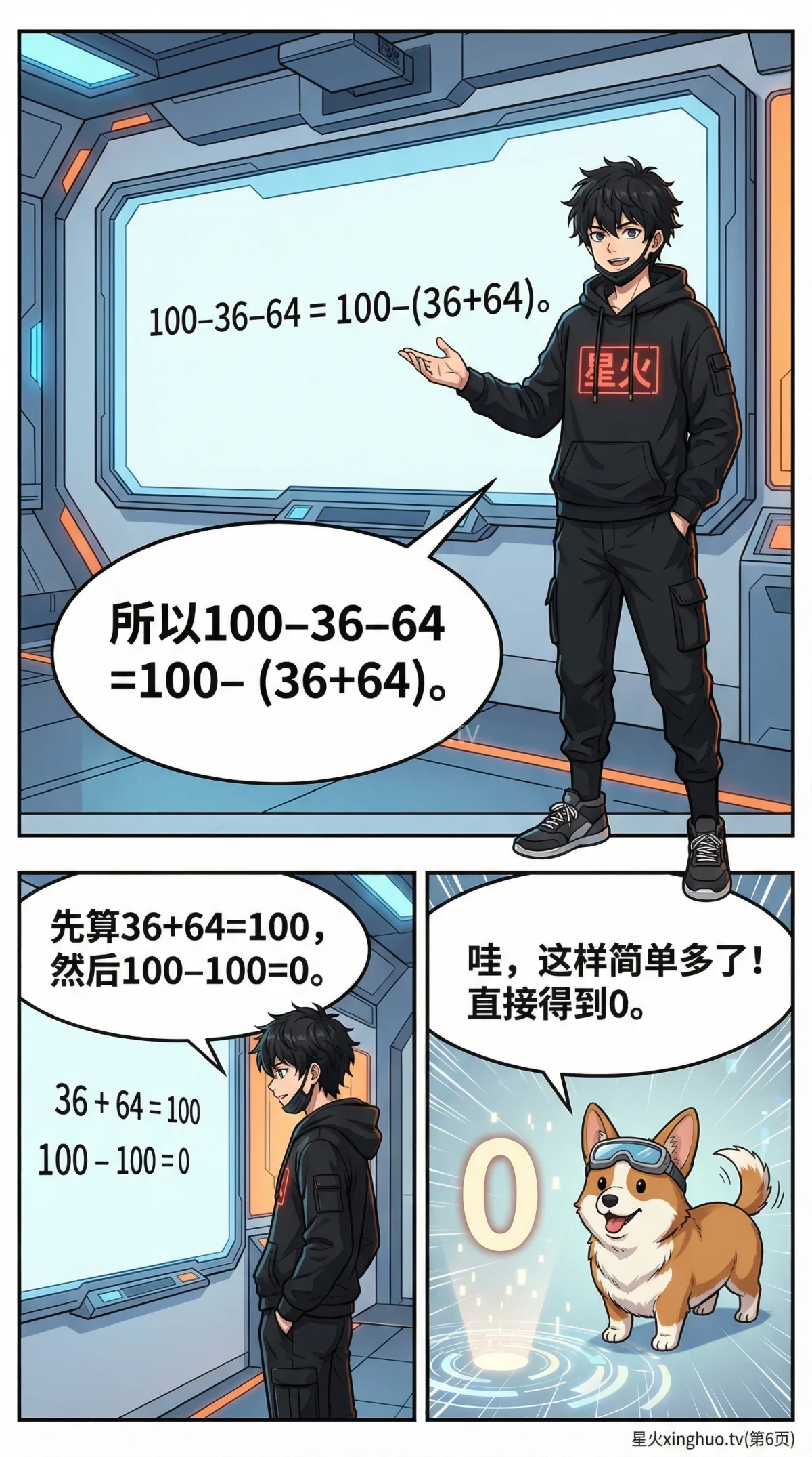 连减的简便计算方法与技巧详解：小学数学减法运算例题讲解 - 第 6 页