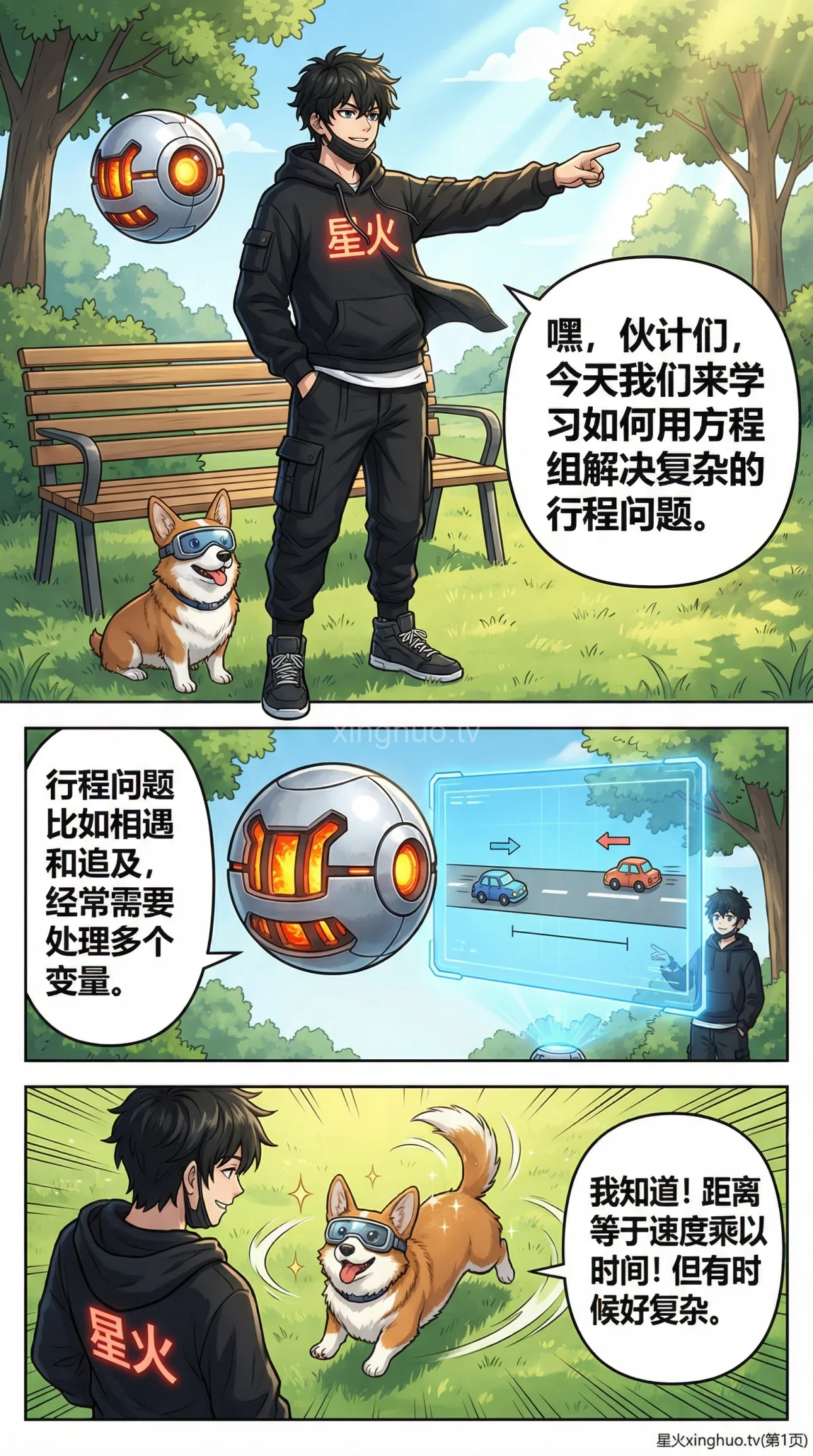 相遇追及问题详解：方程组解法与练习题 | 小学数学/初中数学应用题 - 第 1 页