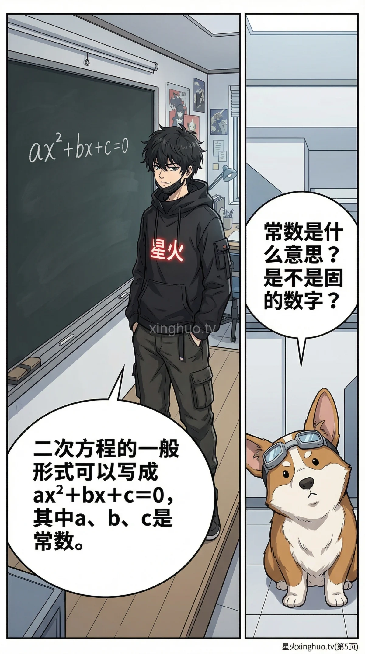 一元二次方程详解：标准形式、识别方法与核心概念 | 漫画教学 - 第 5 页