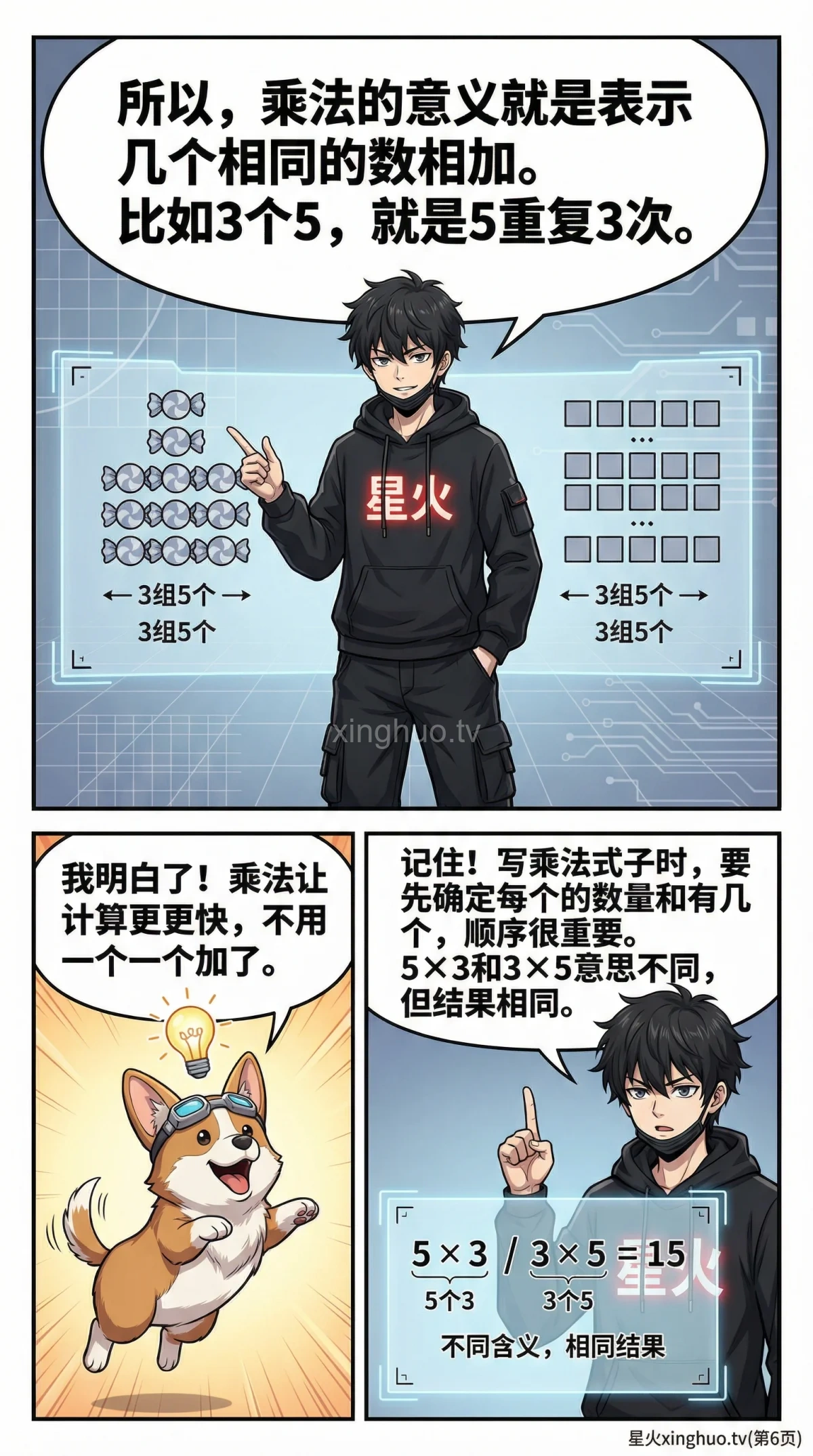 乘法的意义详解：几个几的概念、理解方法与练习题 | 小学数学 - 第 6 页