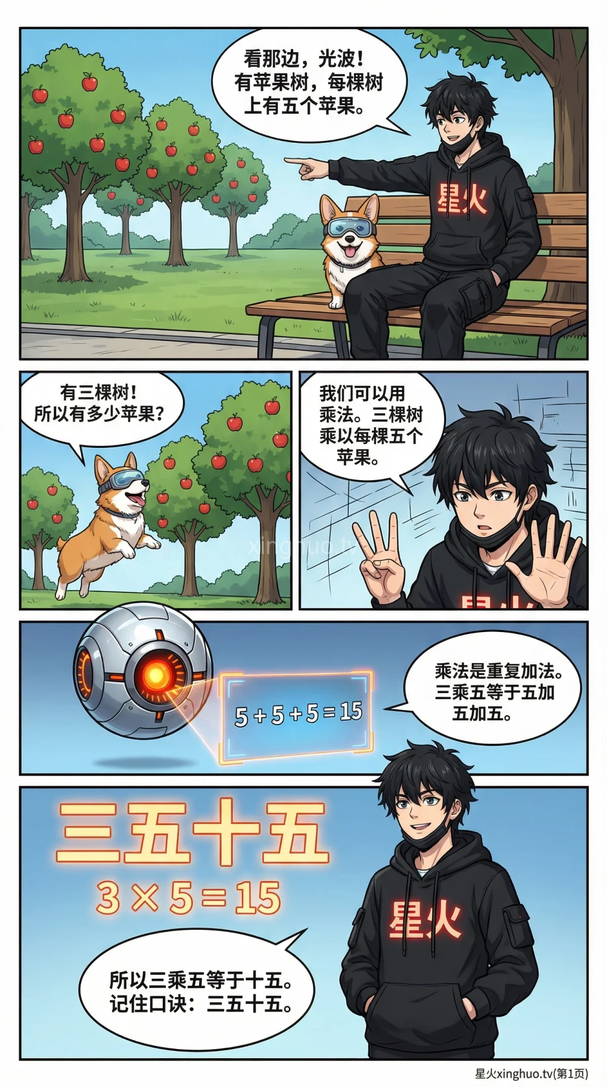 乘法口诀表详解：记忆方法与练习题（小学数学必备） - 第 1 页