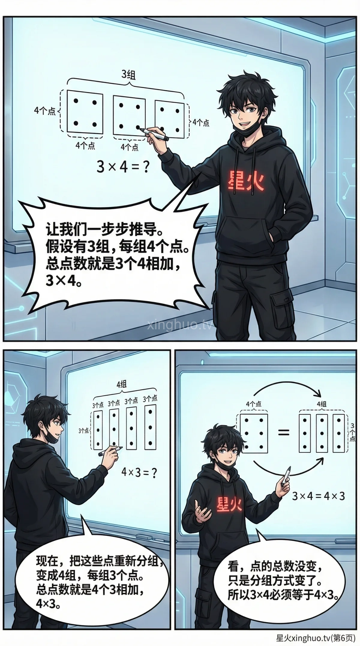 乘法交换律详解：定义、漫画讲解与练习题 | 小学数学运算定律 - 第 6 页