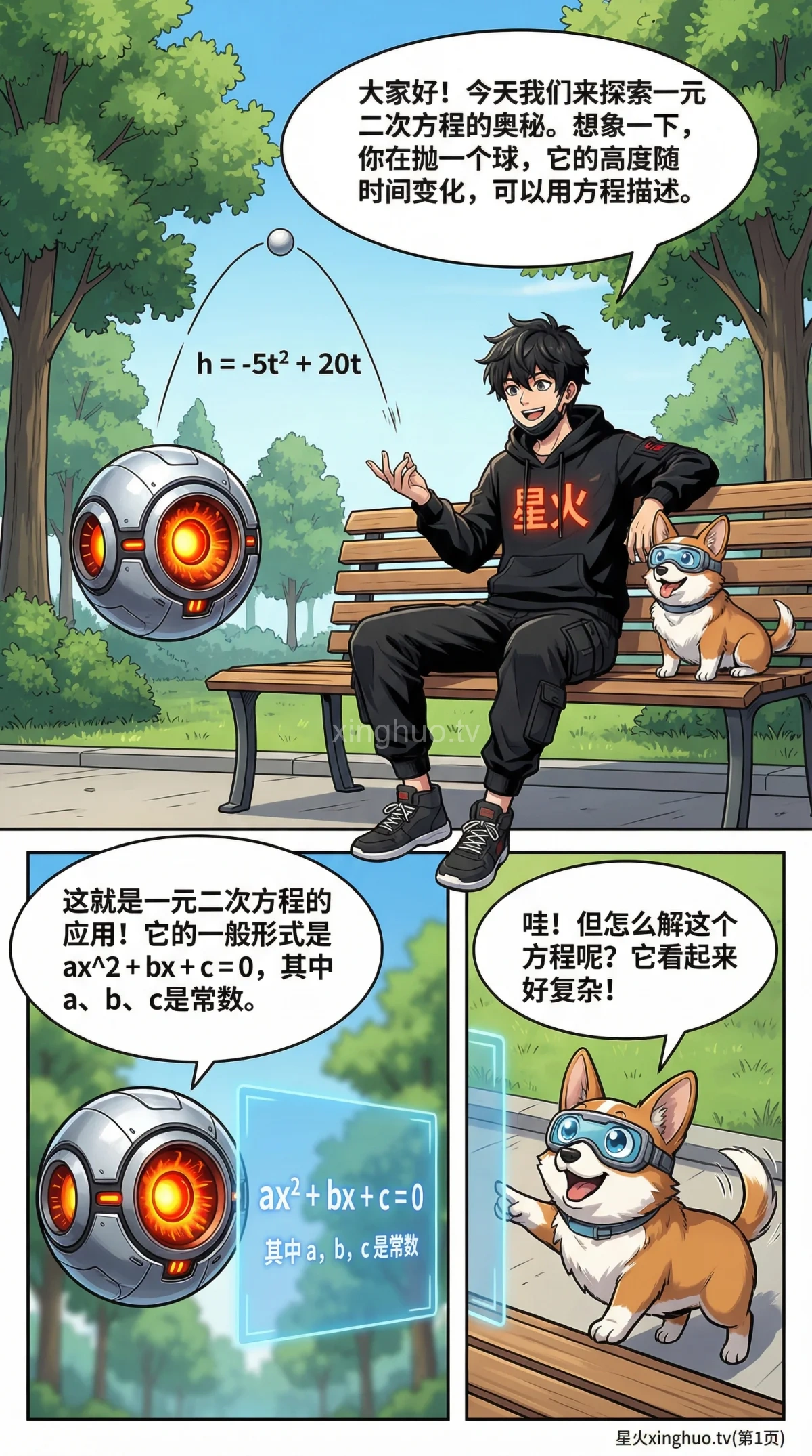 一元二次方程求根公式详解：判别式、推导步骤与例题解析 - 第 1 页