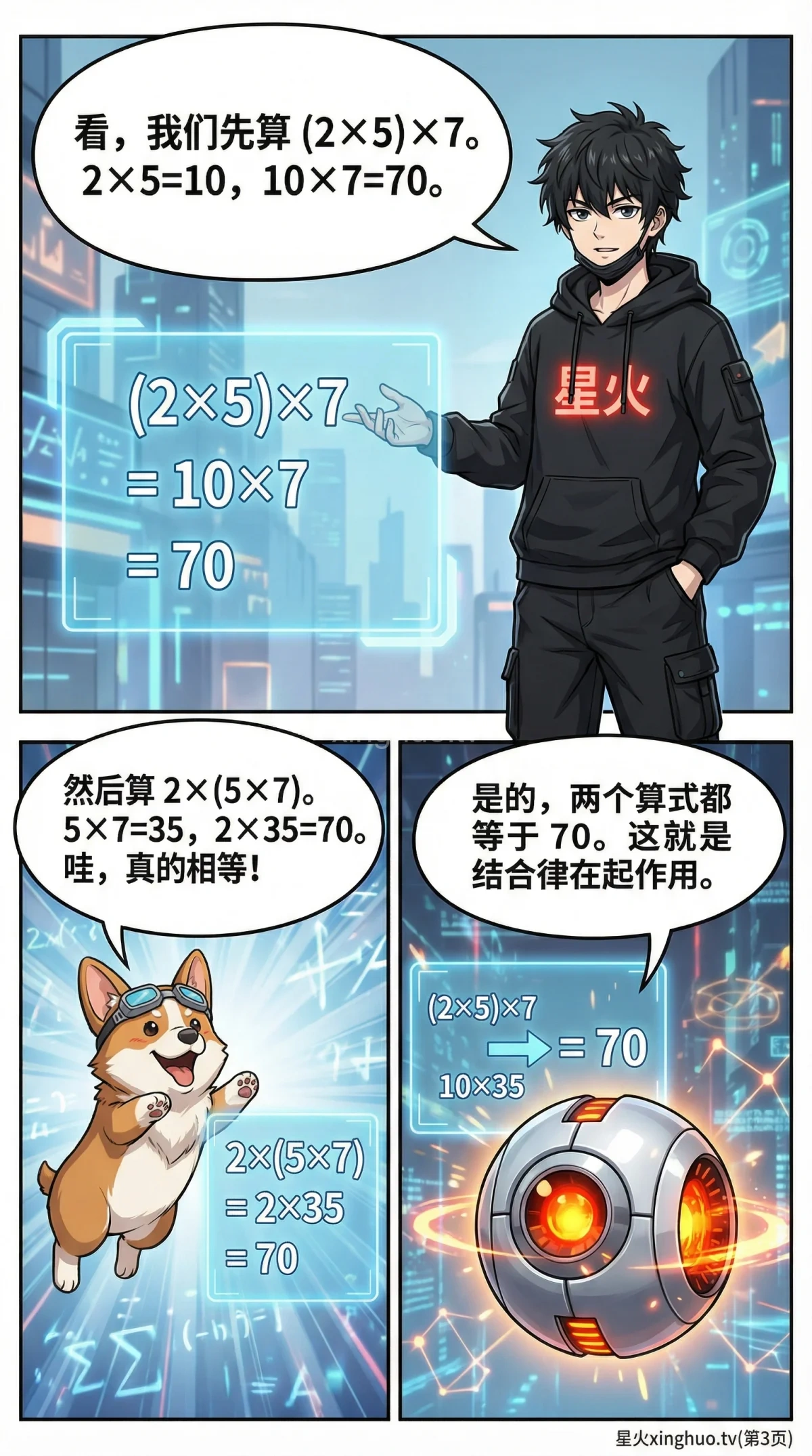 乘法结合律详解：定义、例题与练习题（小学数学必备） - 第 3 页