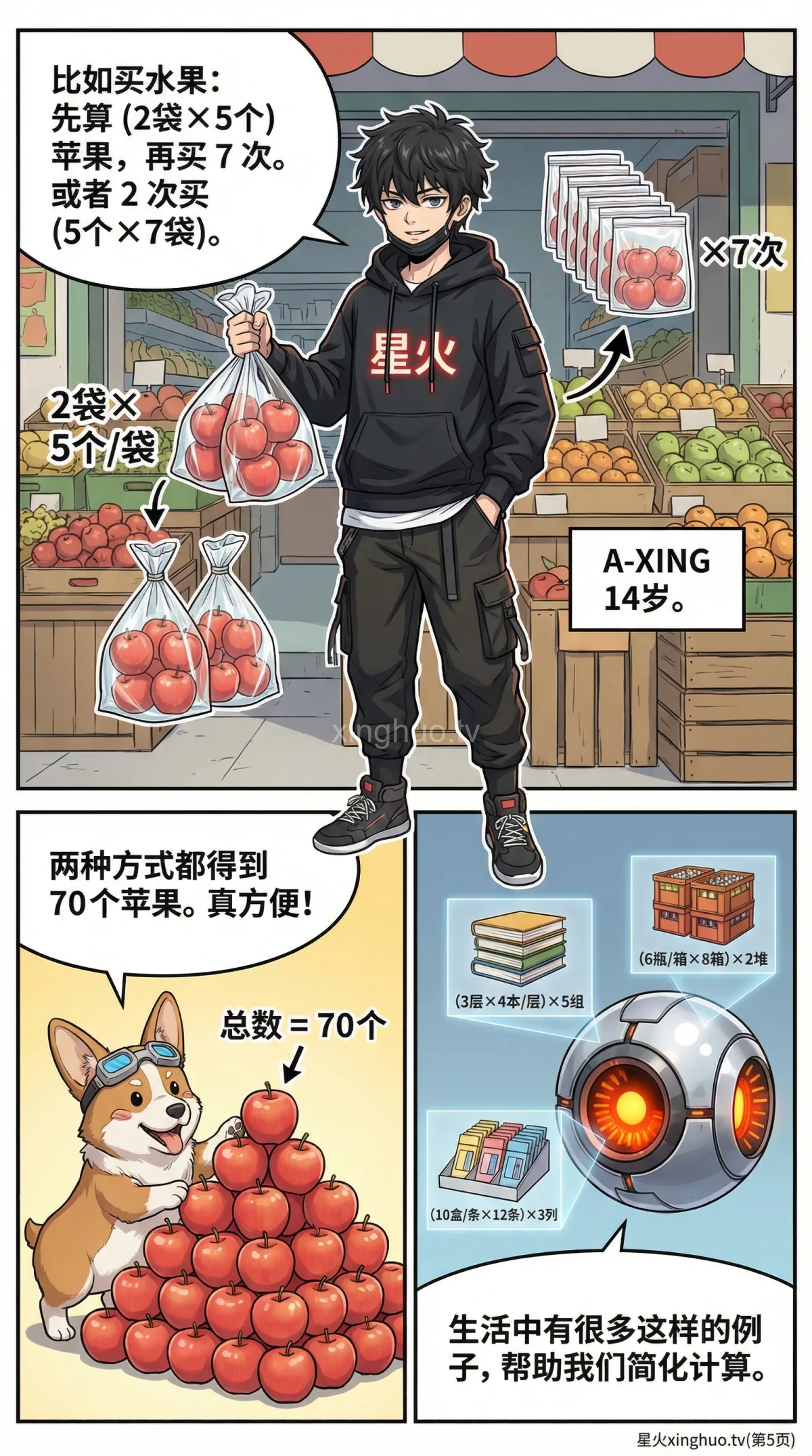 乘法结合律详解：定义、例题与练习题（小学数学必备） - 第 5 页