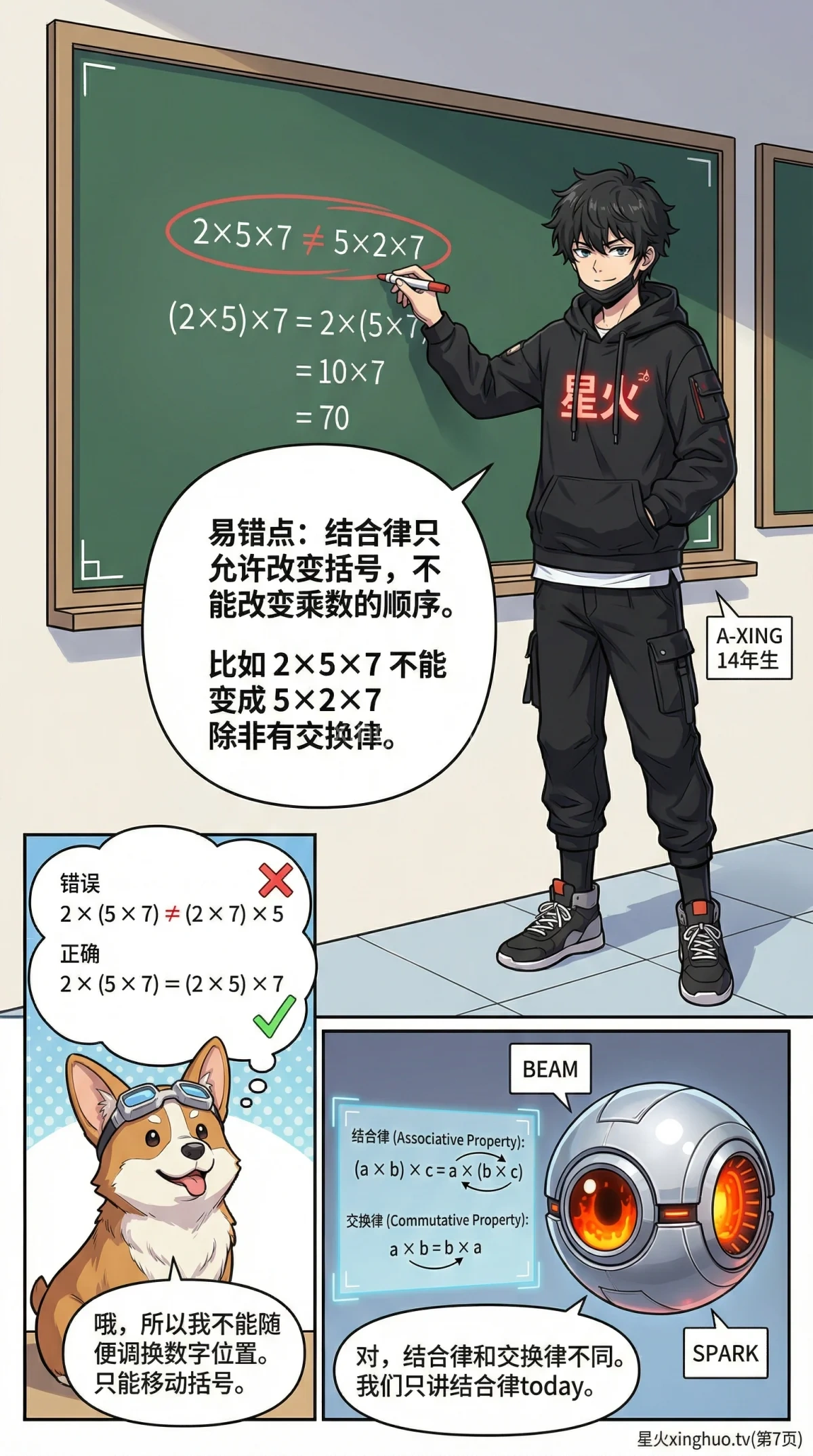 乘法结合律详解：定义、例题与练习题（小学数学必备） - 第 7 页