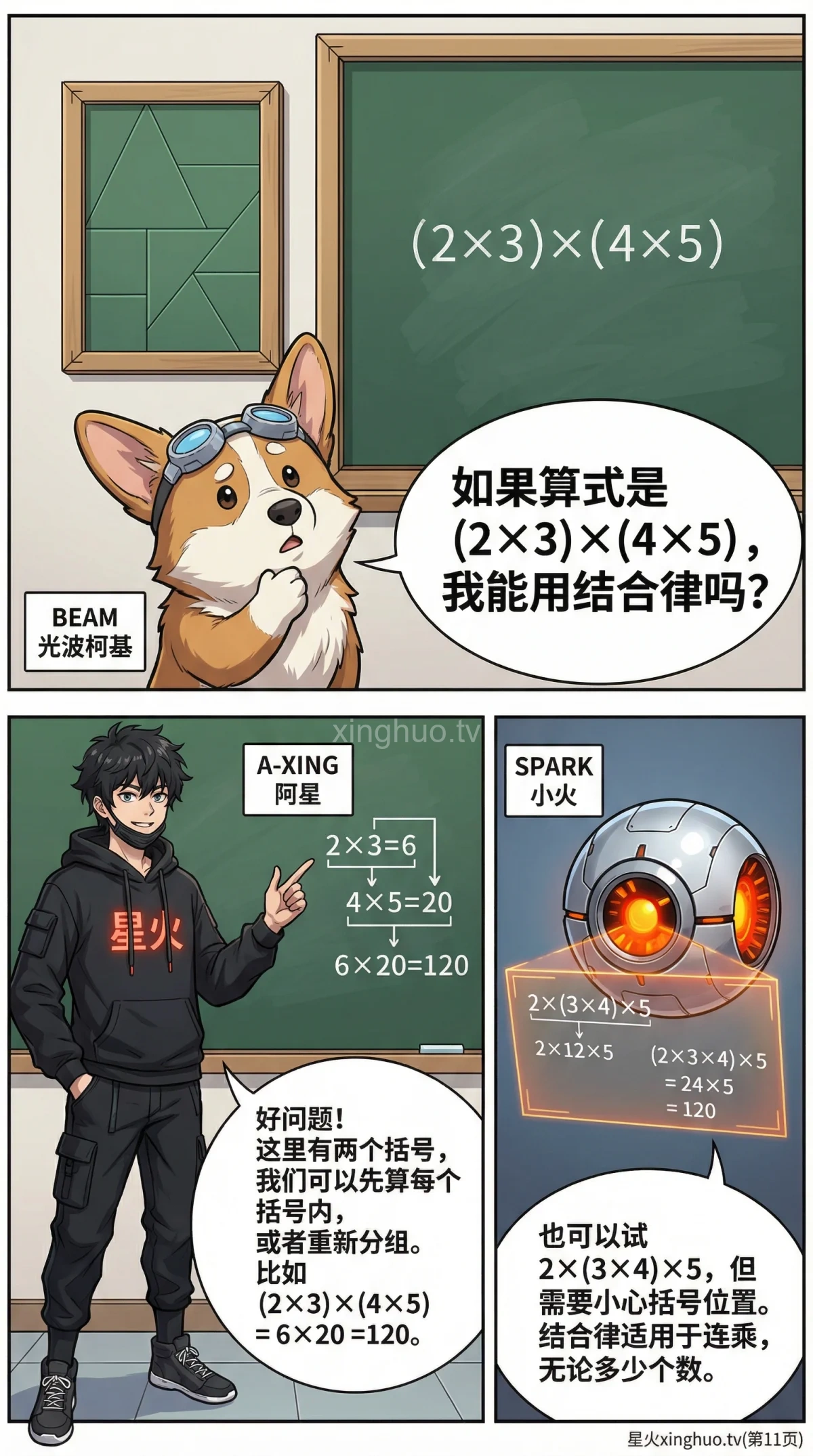 乘法结合律详解：定义、例题与练习题（小学数学必备） - 第 11 页