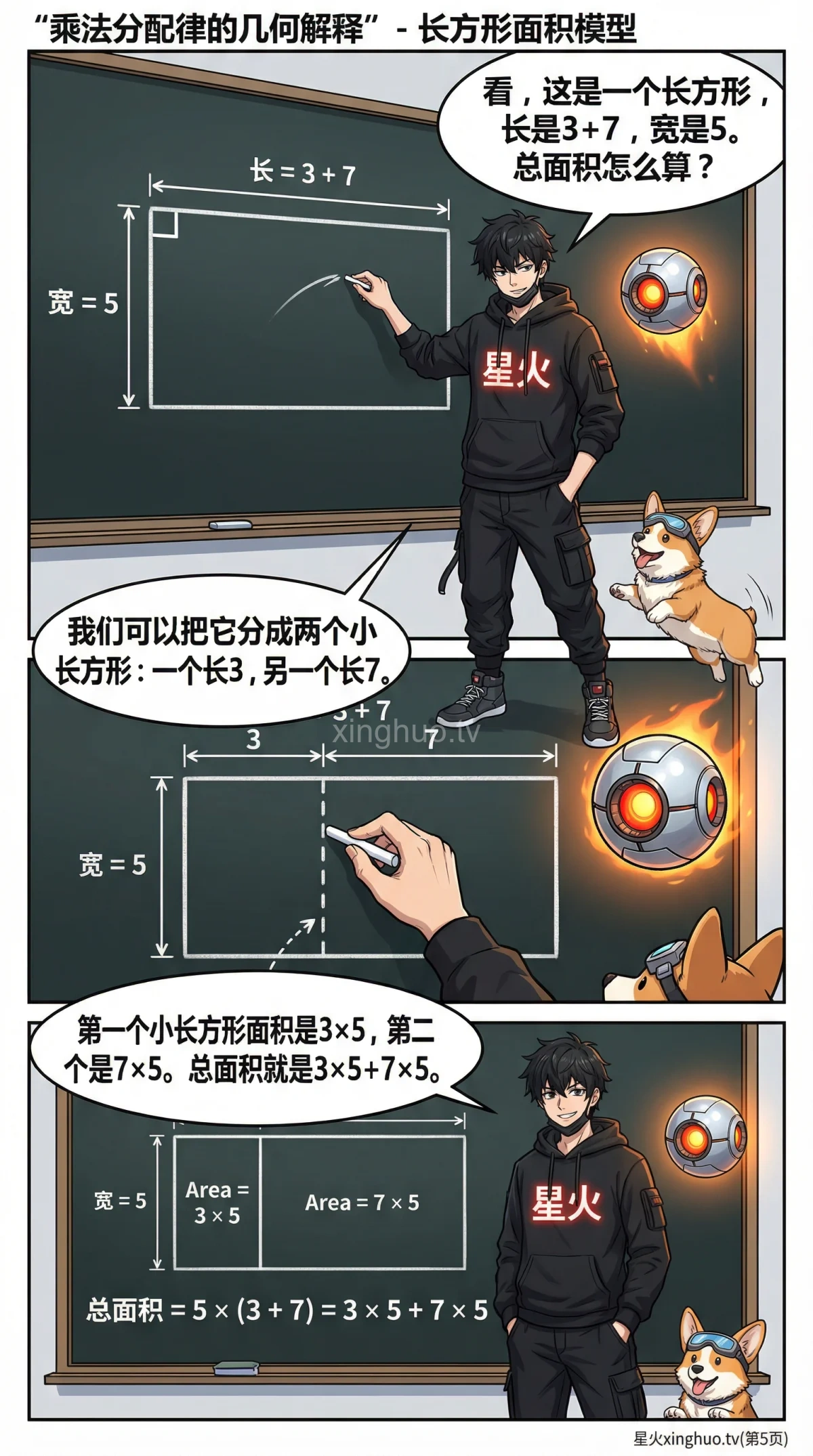 乘法分配律详解：公式、例题与常见错误解析 | 数学运算定律 - 第 5 页