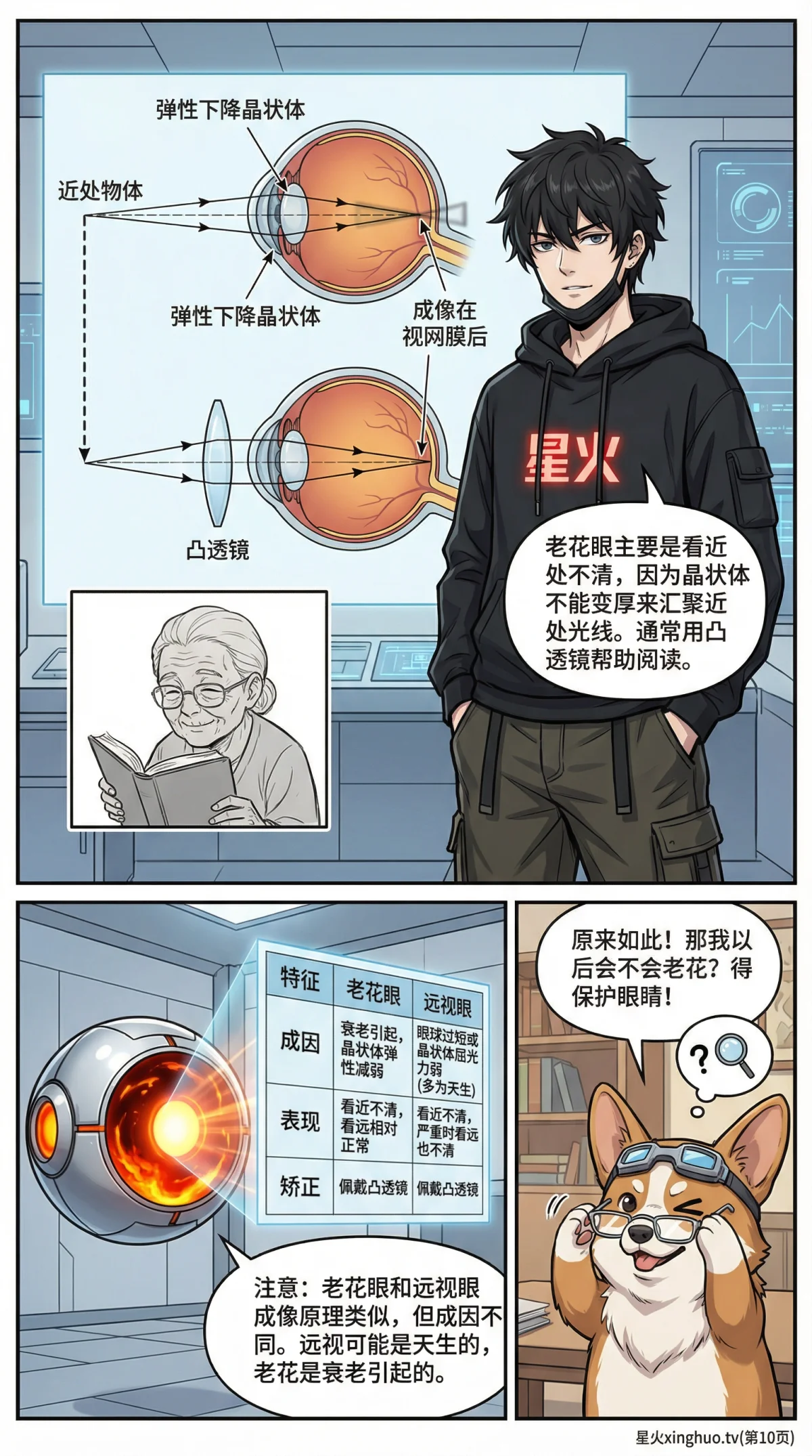 眼睛与眼镜原理详解：近视远视矫正方法（光学物理生物图解） - 第 10 页