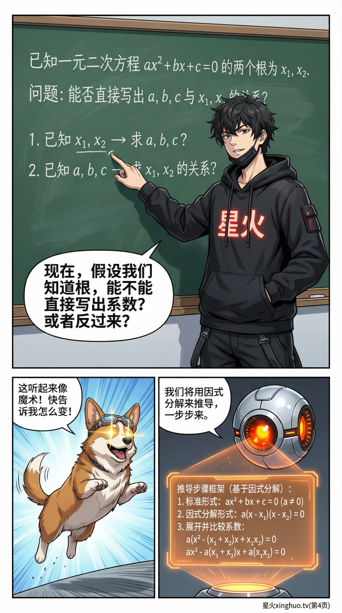 韦达定理详解：一元二次方程根与系数的关系与应用 | 初中数学 - 第 4 页