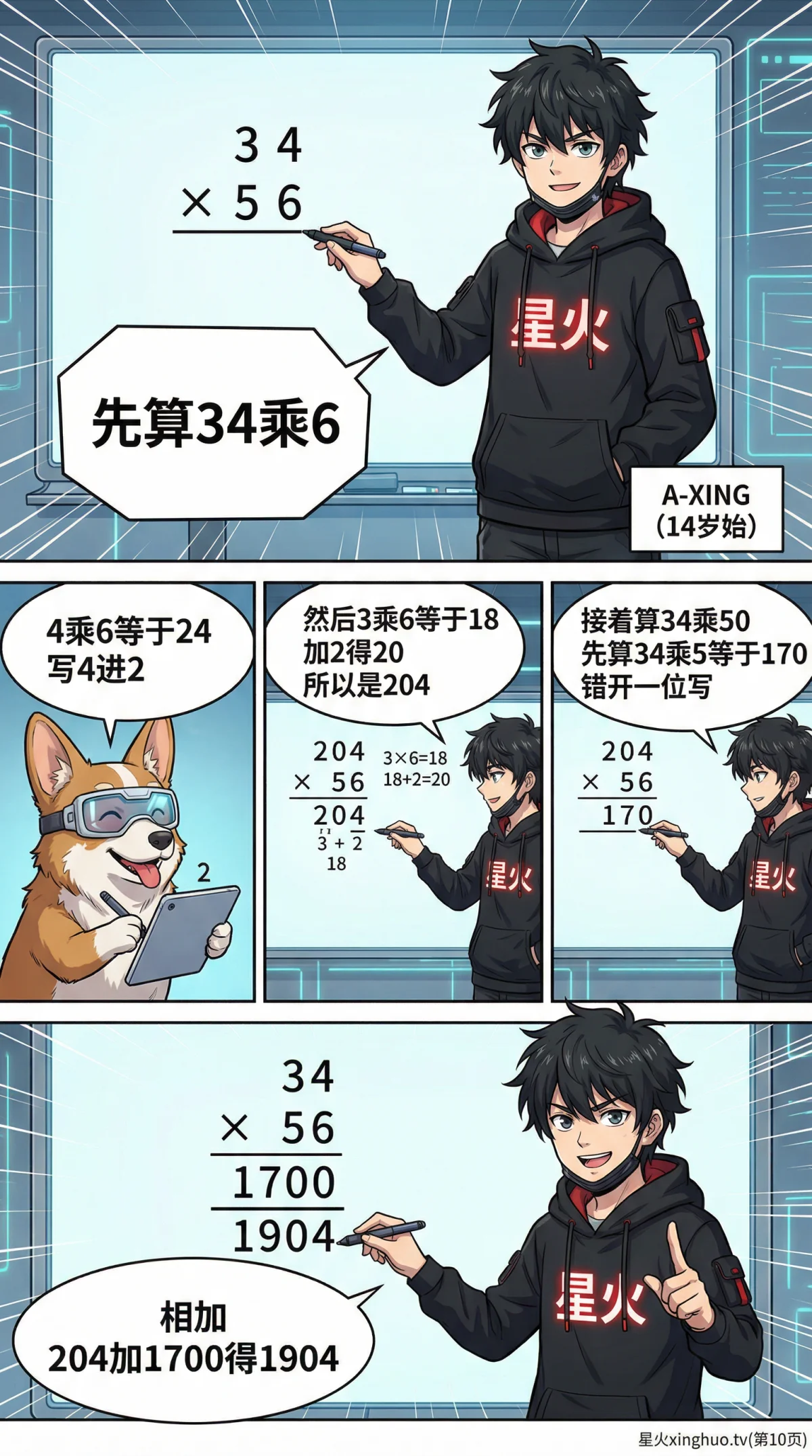 两位数乘法竖式计算详解：步骤、技巧与练习题 - 第 10 页